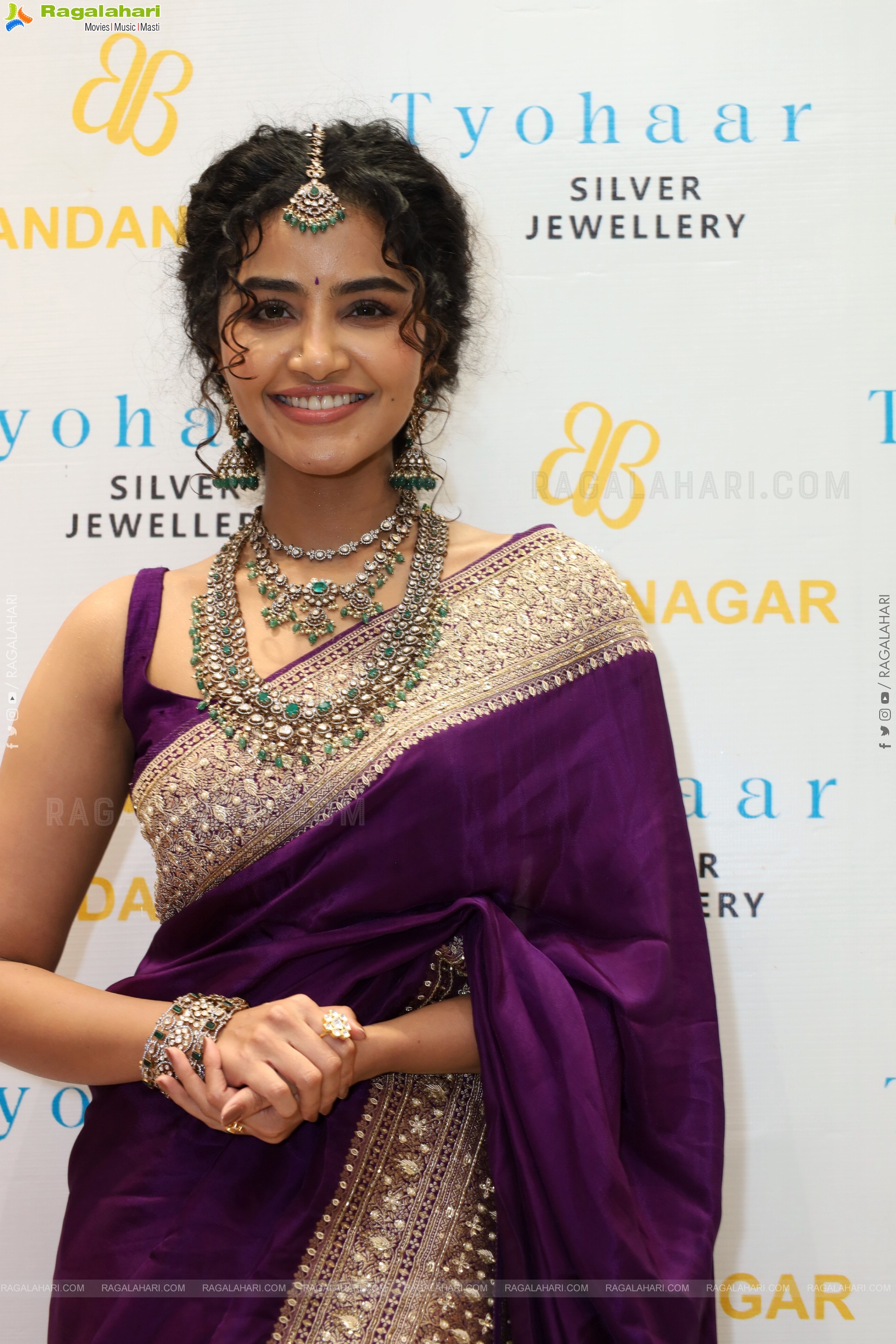 Anupama Parameswaran at Tyohaar Silver Jewellery Showroom Launch, HD Gallery