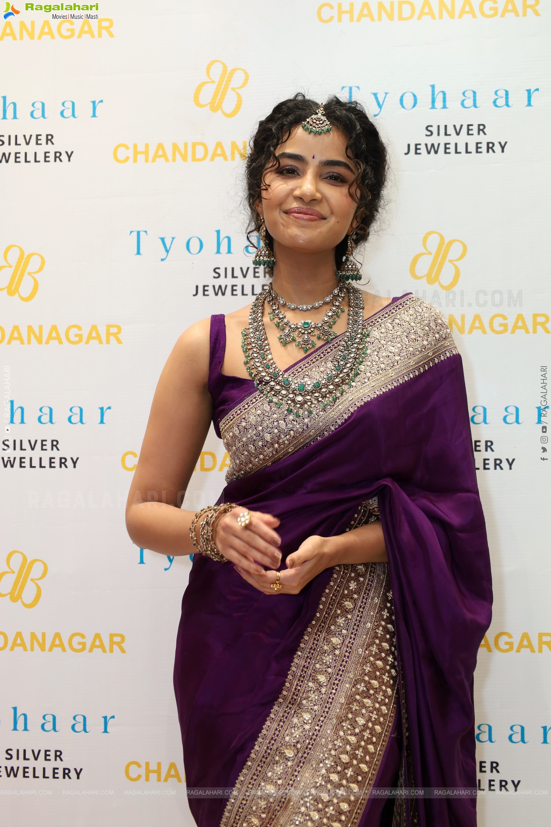 Anupama Parameswaran at Tyohaar Silver Jewellery Showroom Launch, HD Gallery