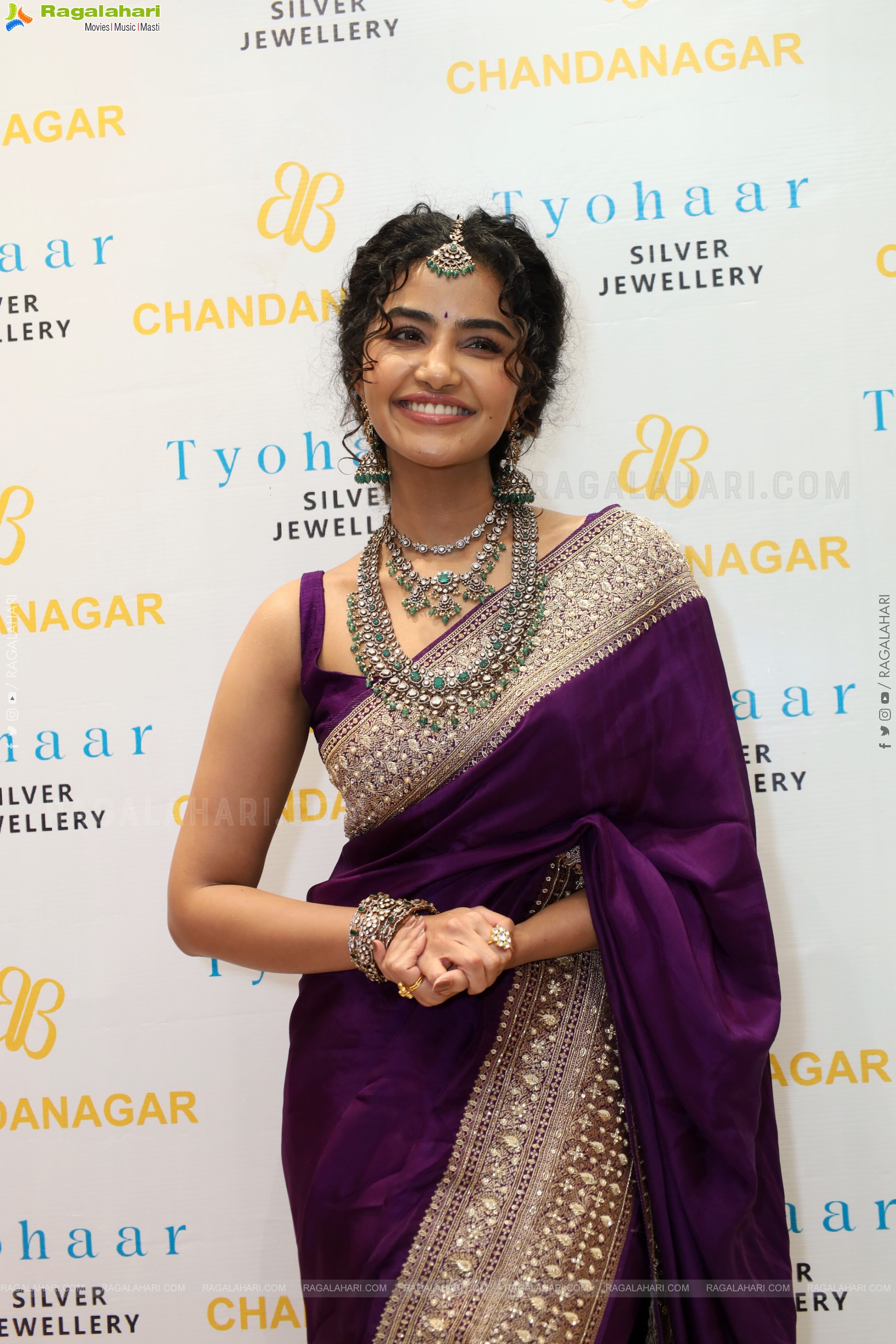 Anupama Parameswaran at Tyohaar Silver Jewellery Showroom Launch, HD Gallery