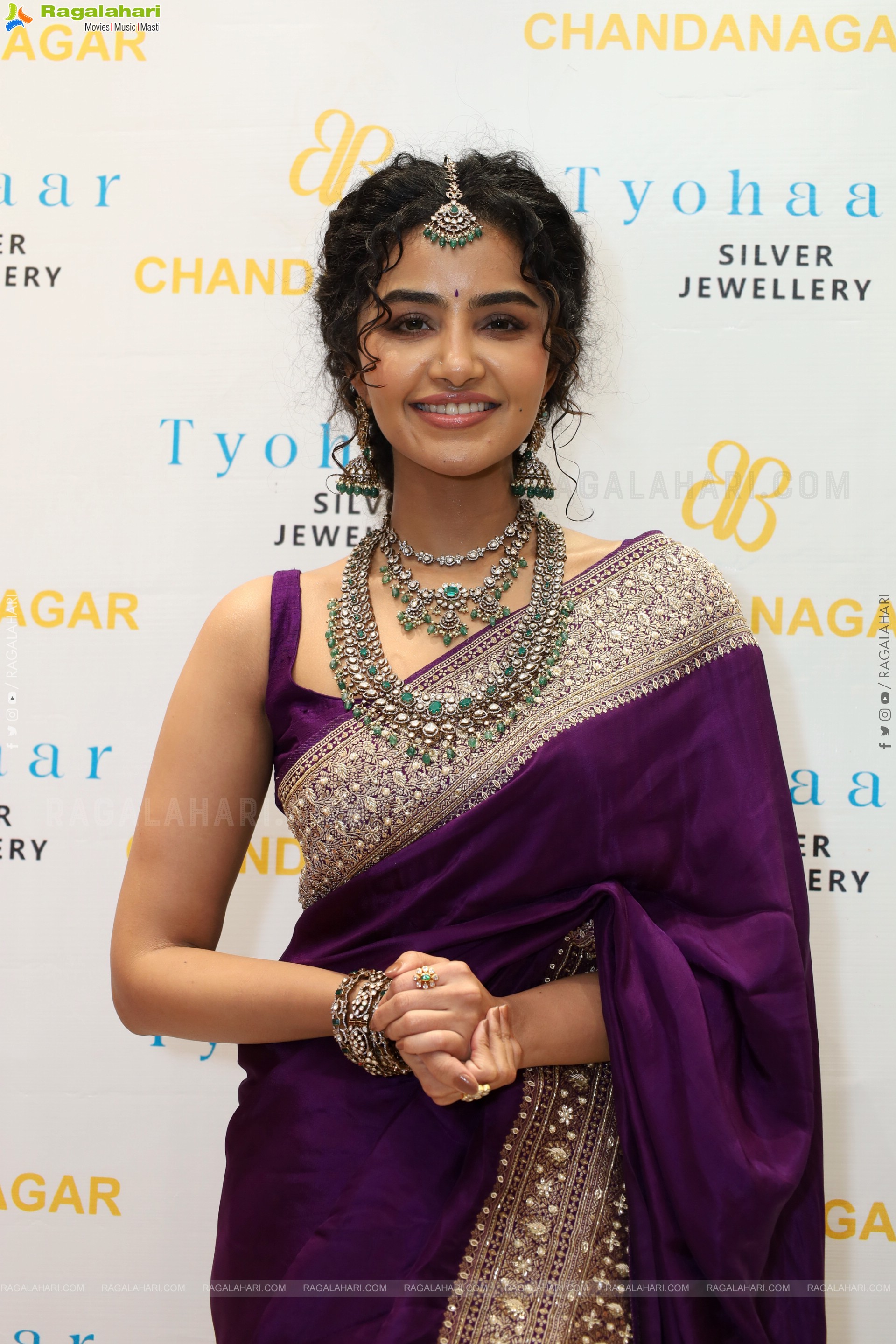 Anupama Parameswaran at Tyohaar Silver Jewellery Showroom Launch, HD Gallery