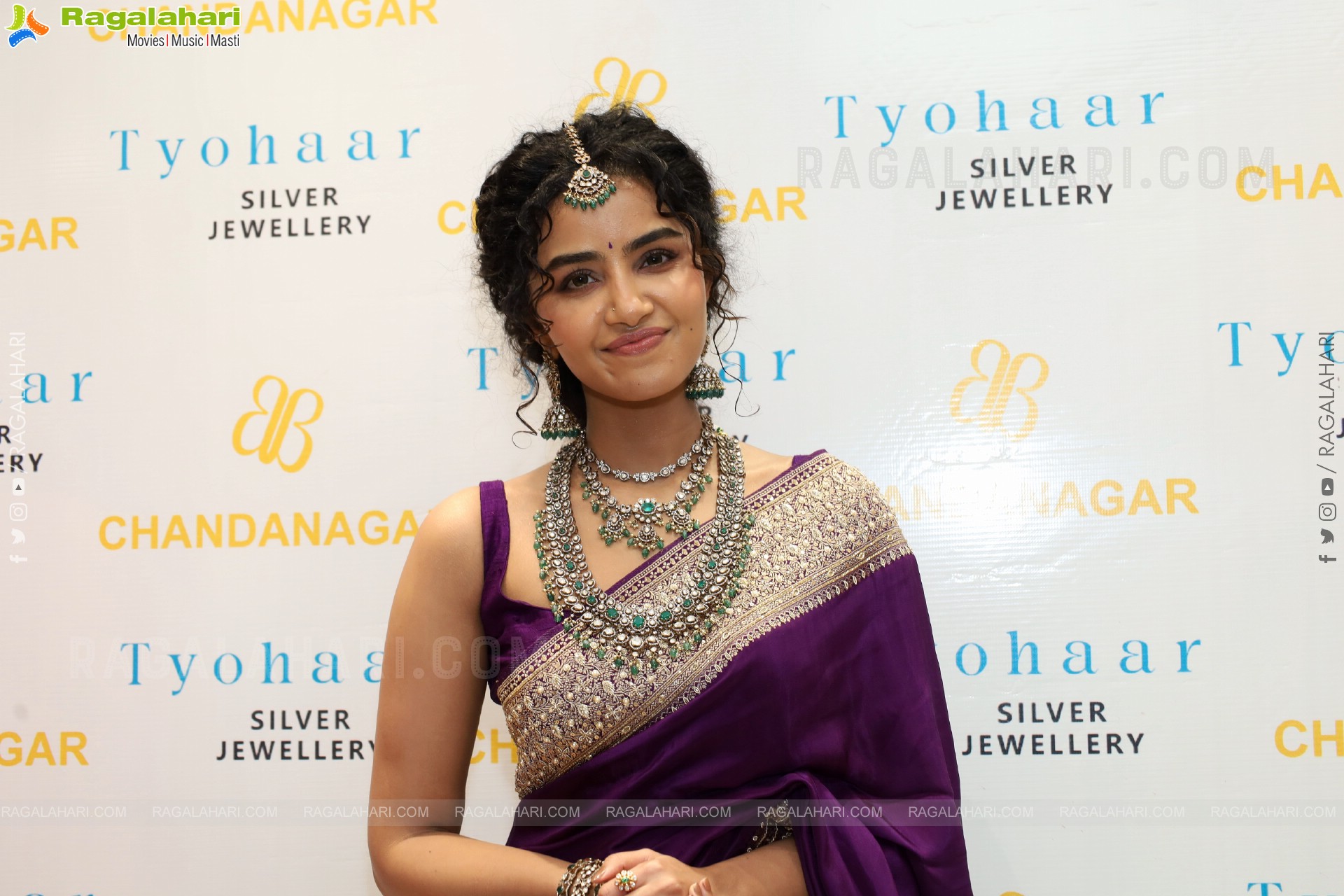 Anupama Parameswaran at Tyohaar Silver Jewellery Showroom Launch, HD Gallery