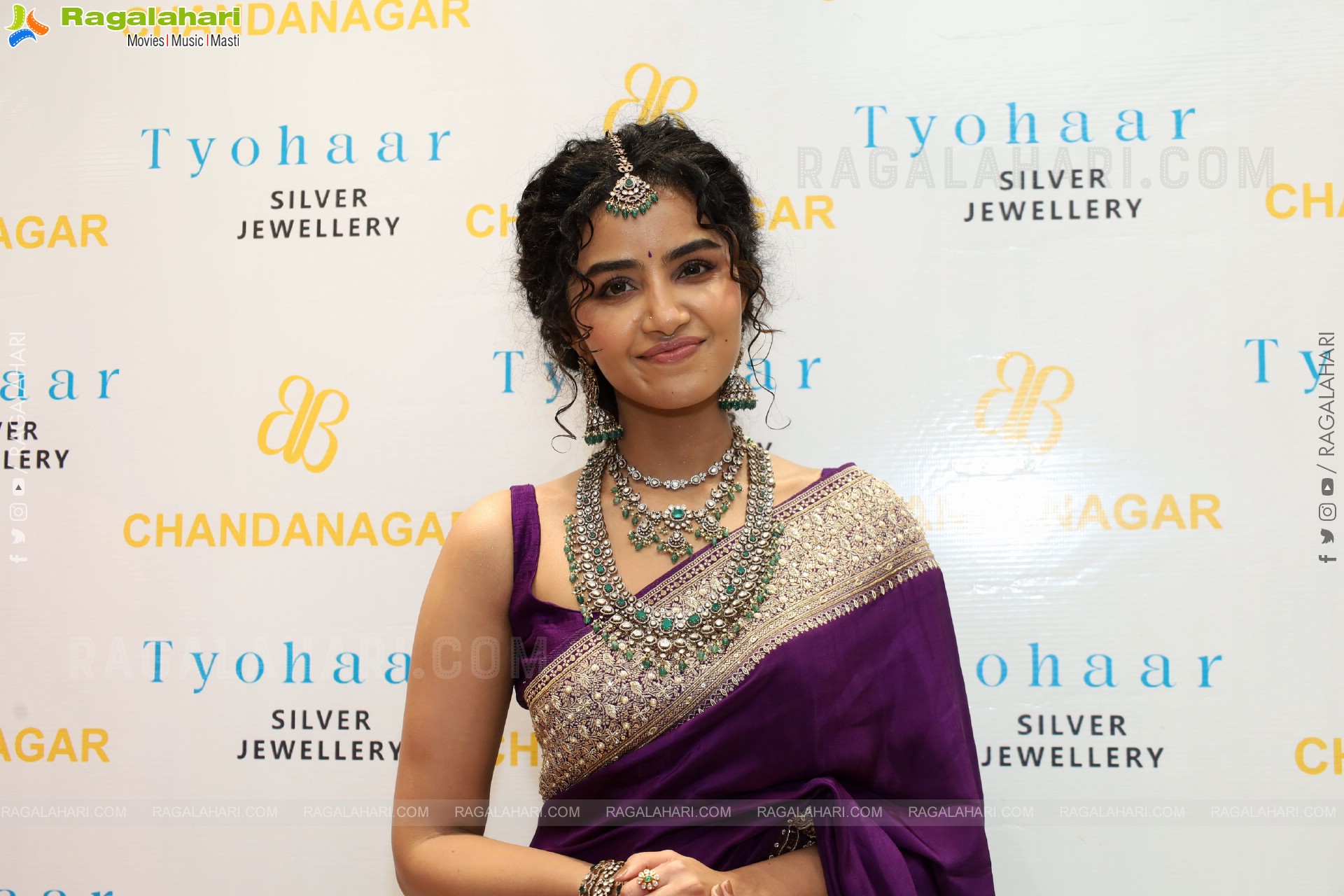 Anupama Parameswaran at Tyohaar Silver Jewellery Showroom Launch, HD Gallery