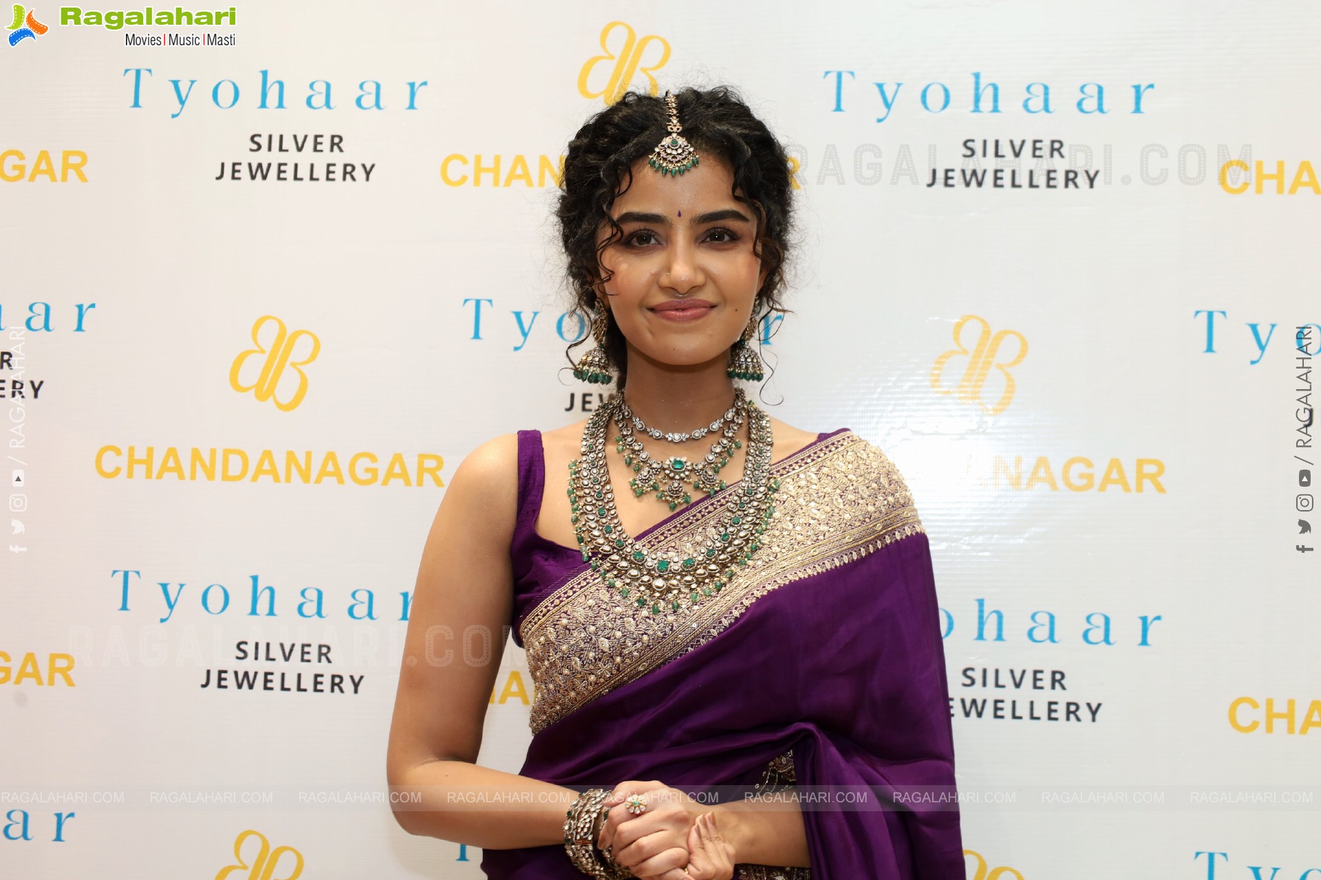 Anupama Parameswaran at Tyohaar Silver Jewellery Showroom Launch, HD Gallery