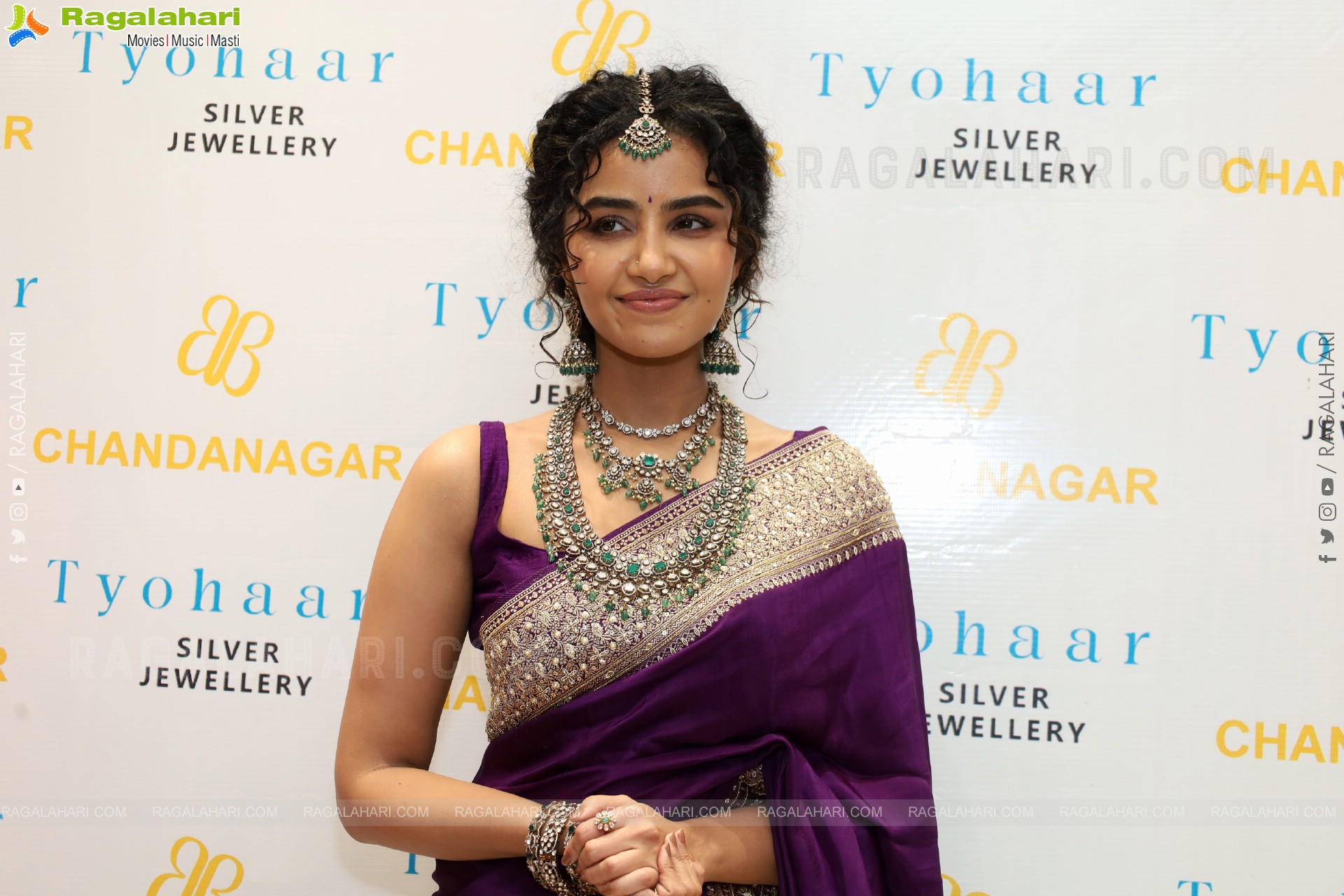 Anupama Parameswaran at Tyohaar Silver Jewellery Showroom Launch, HD Gallery