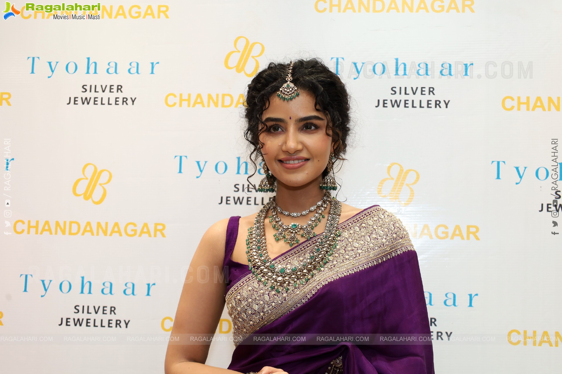 Anupama Parameswaran at Tyohaar Silver Jewellery Showroom Launch, HD Gallery