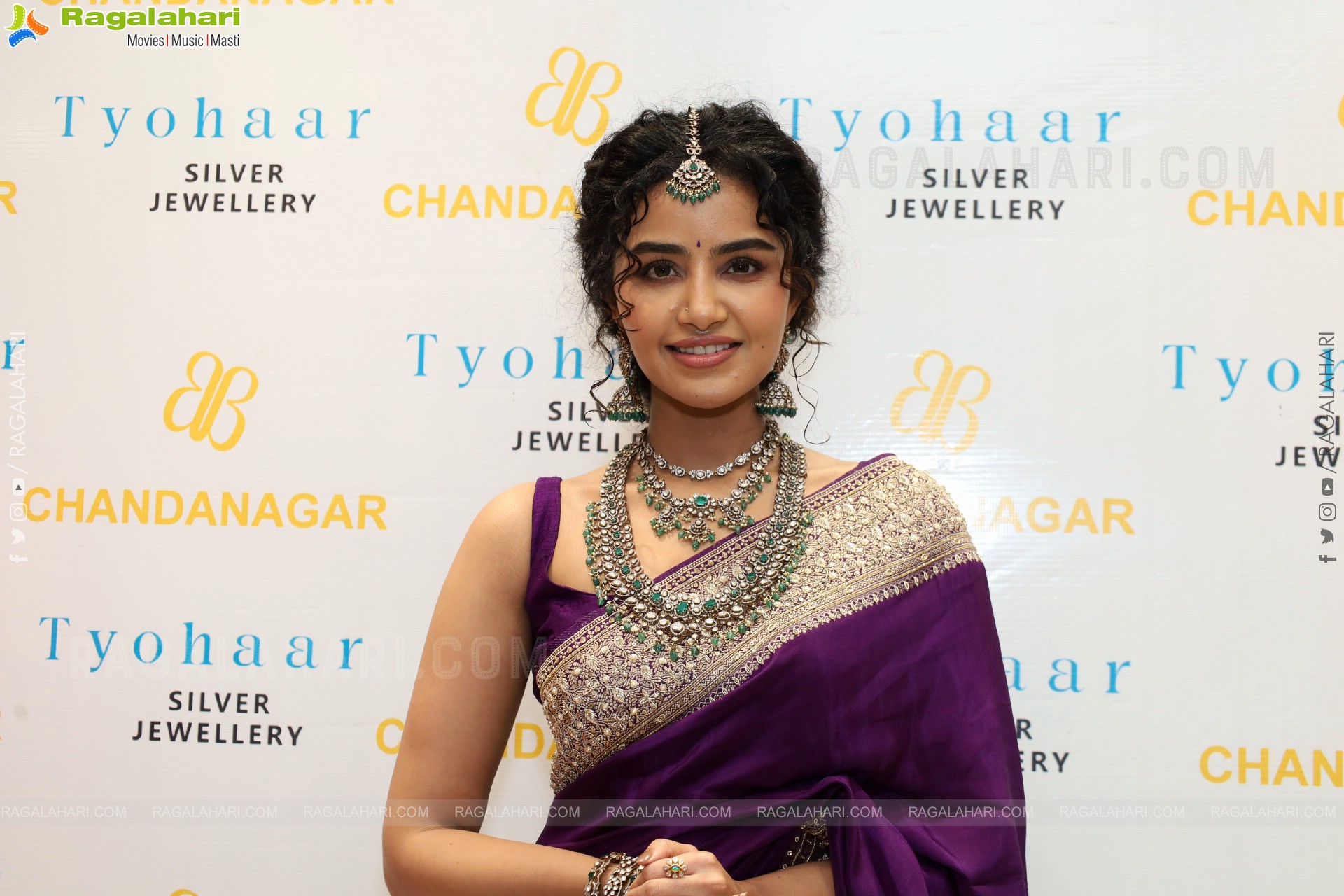 Anupama Parameswaran at Tyohaar Silver Jewellery Showroom Launch, HD Gallery