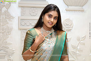 Bindhu Krishna Latest Stills in Saree, HD Gallery