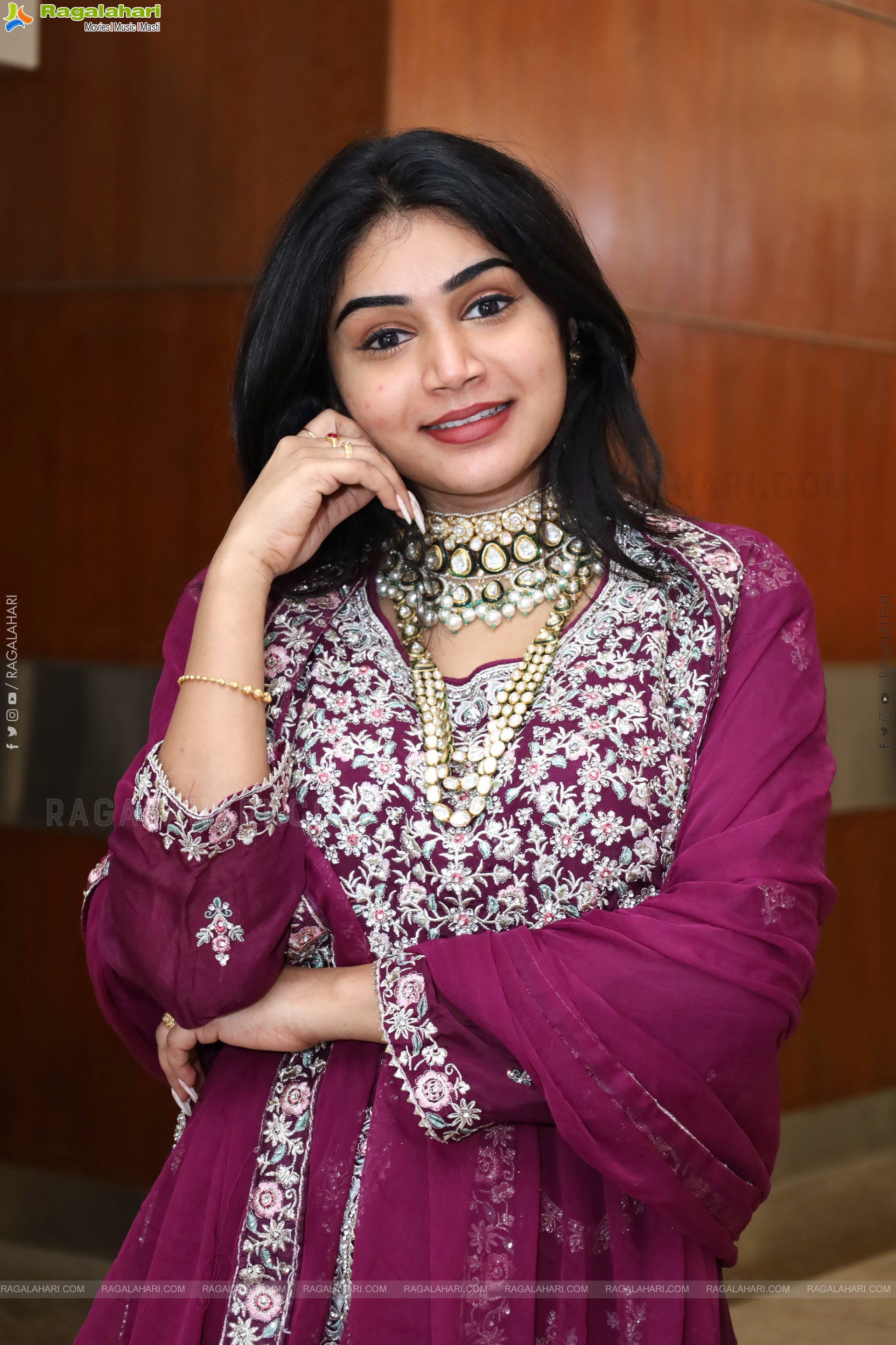 Bramarambika Poses with Designer Jewellery, HD Gallery