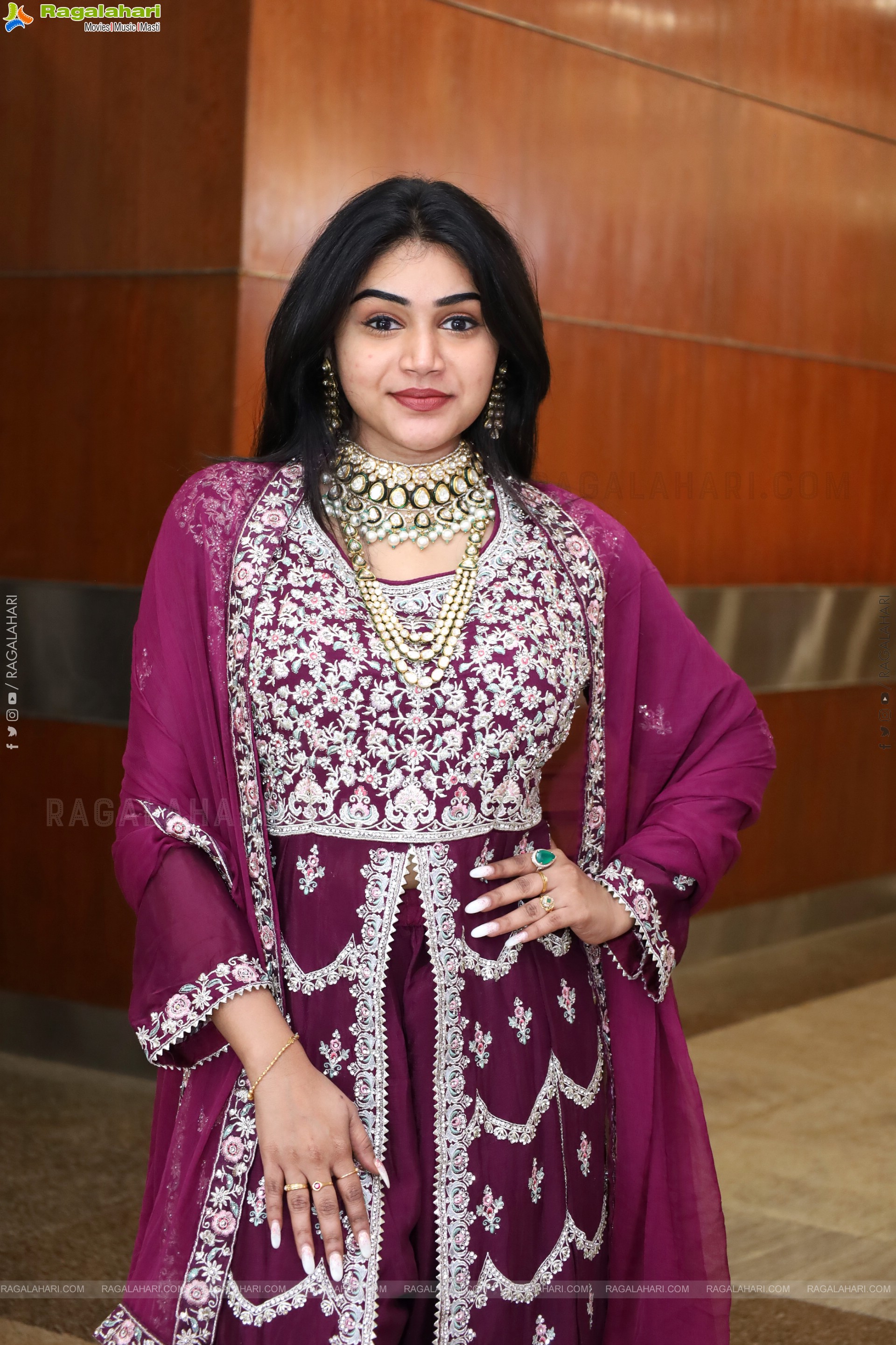 Bramarambika Poses with Designer Jewellery, HD Gallery