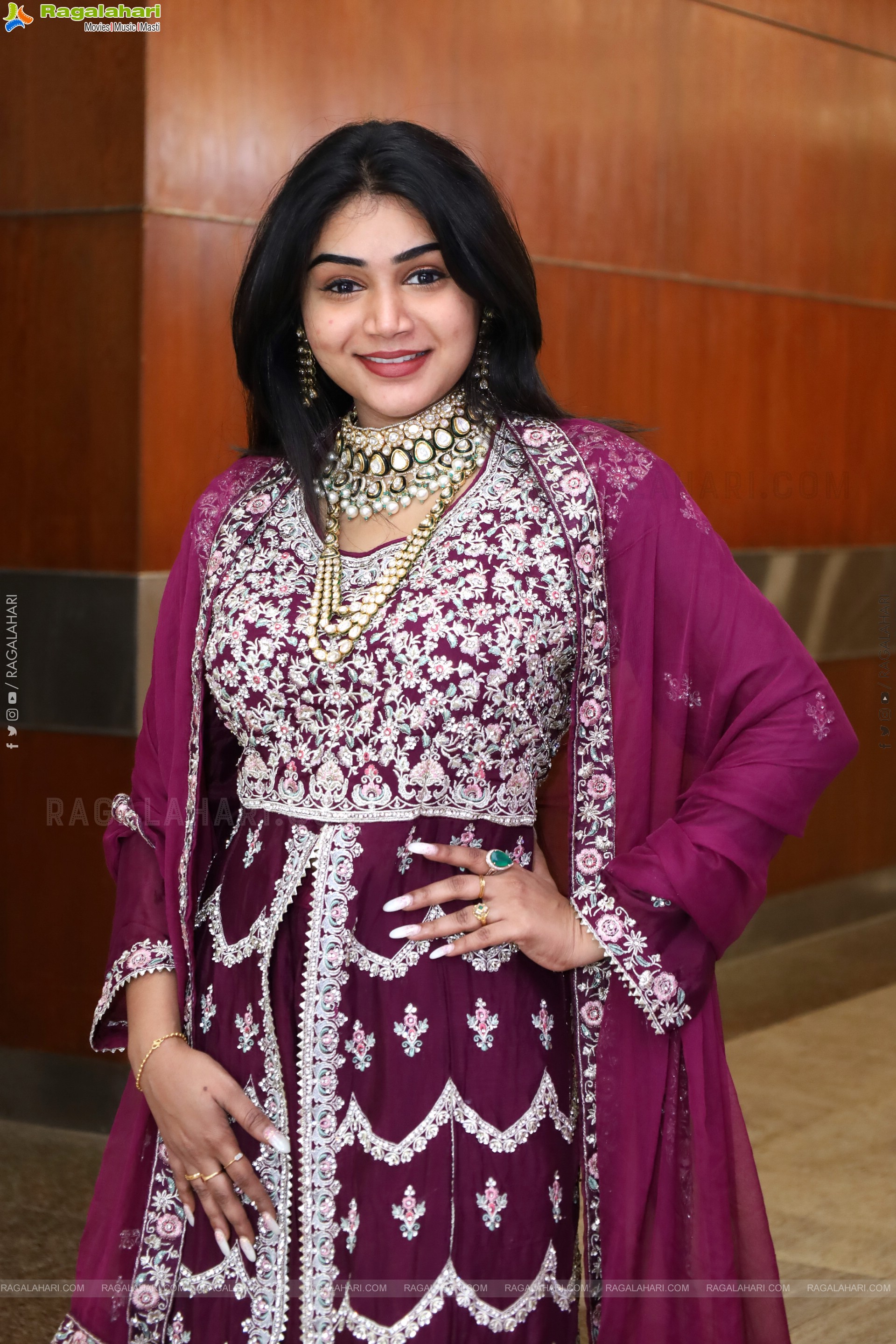 Bramarambika Poses with Designer Jewellery, HD Gallery