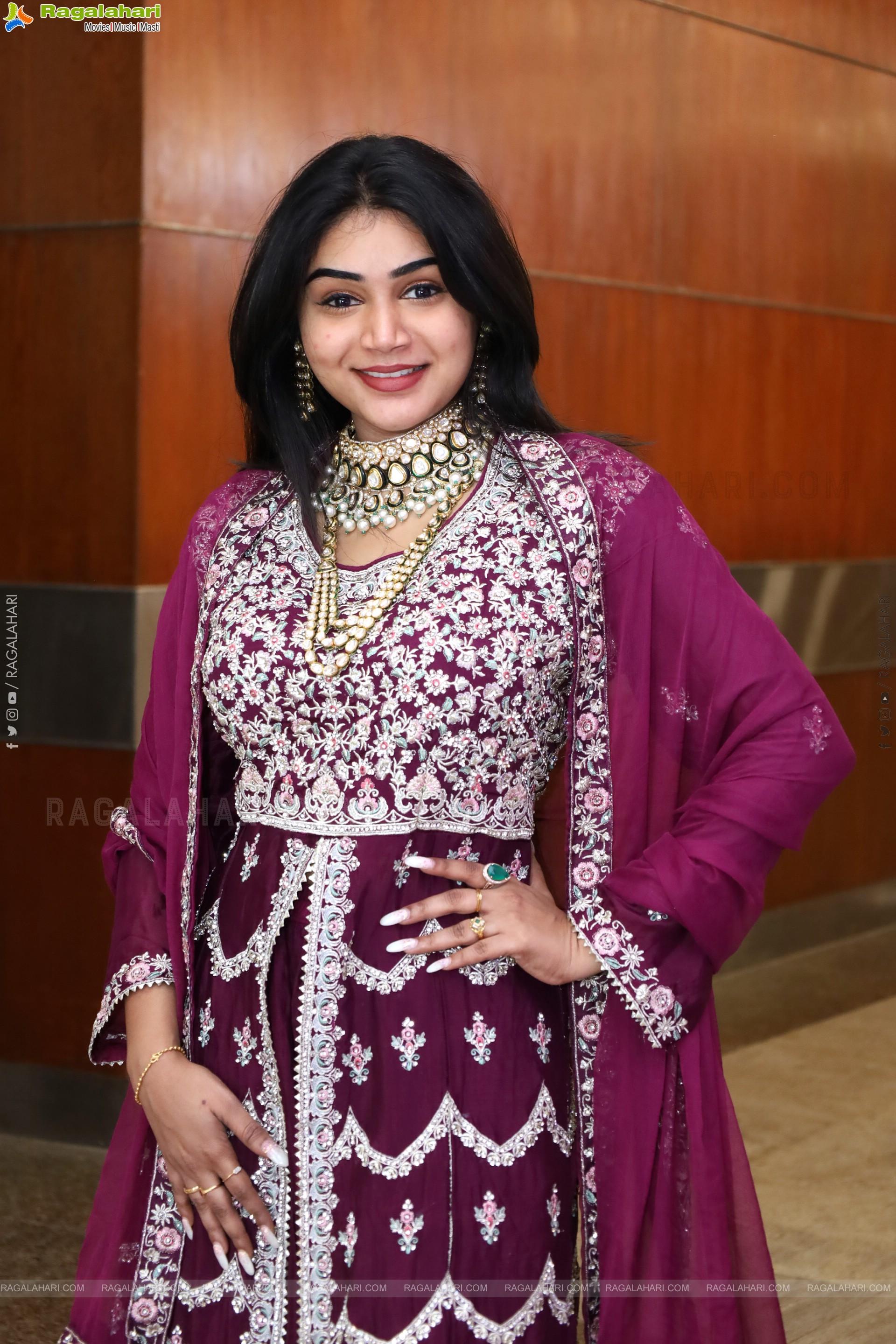 Bramarambika Poses with Designer Jewellery, HD Gallery