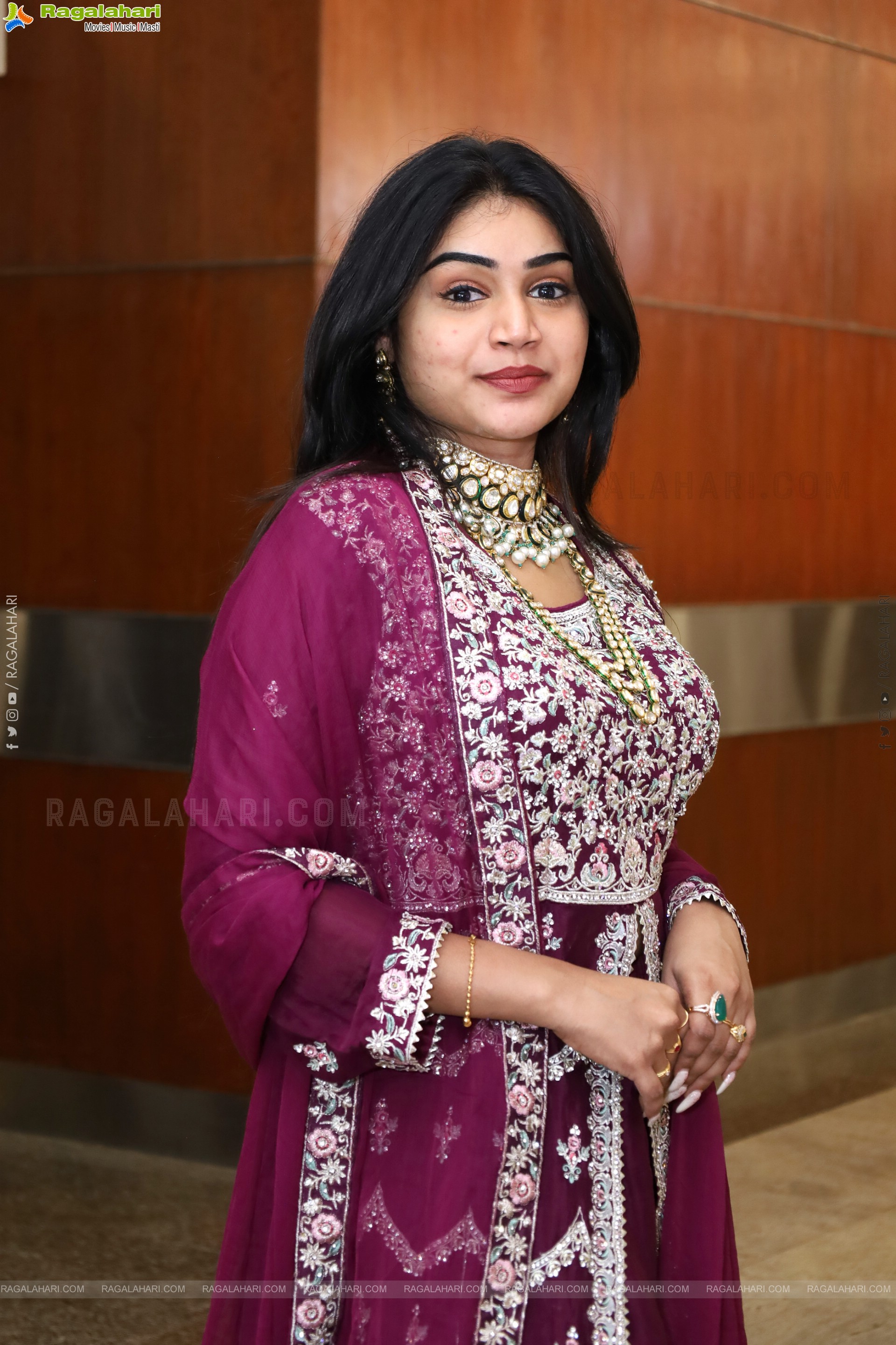 Bramarambika Poses with Designer Jewellery, HD Gallery