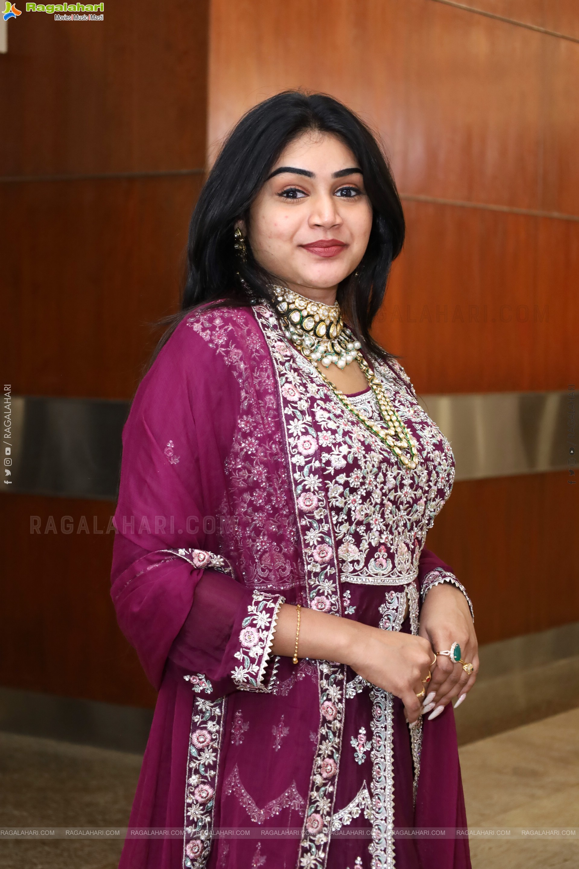 Bramarambika Poses with Designer Jewellery, HD Gallery