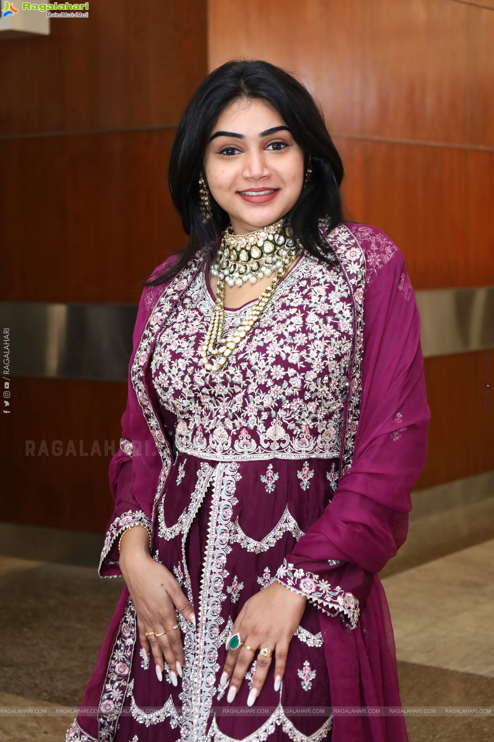 Bramarambika Poses with Designer Jewellery, HD Gallery