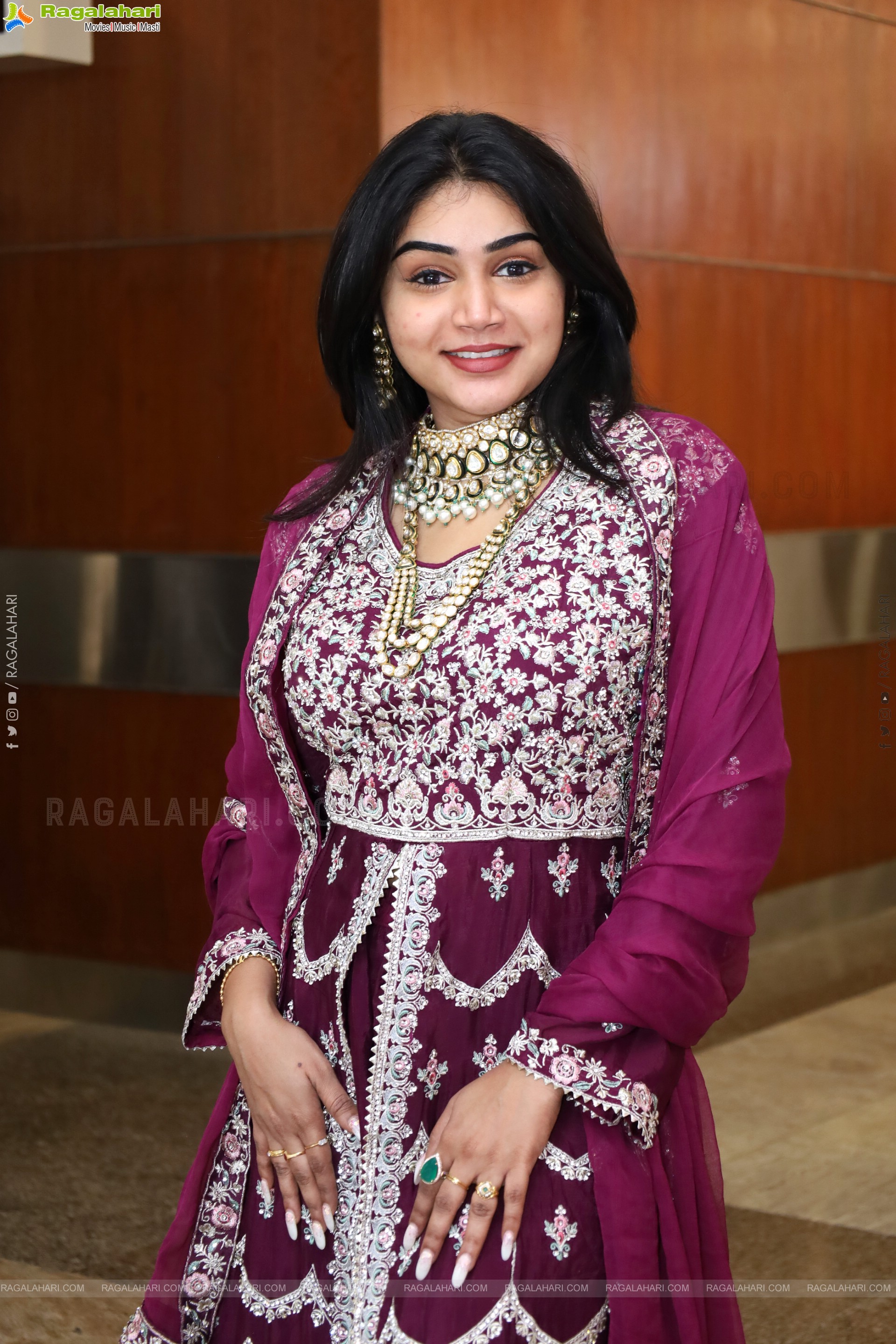 Bramarambika Poses with Designer Jewellery, HD Gallery