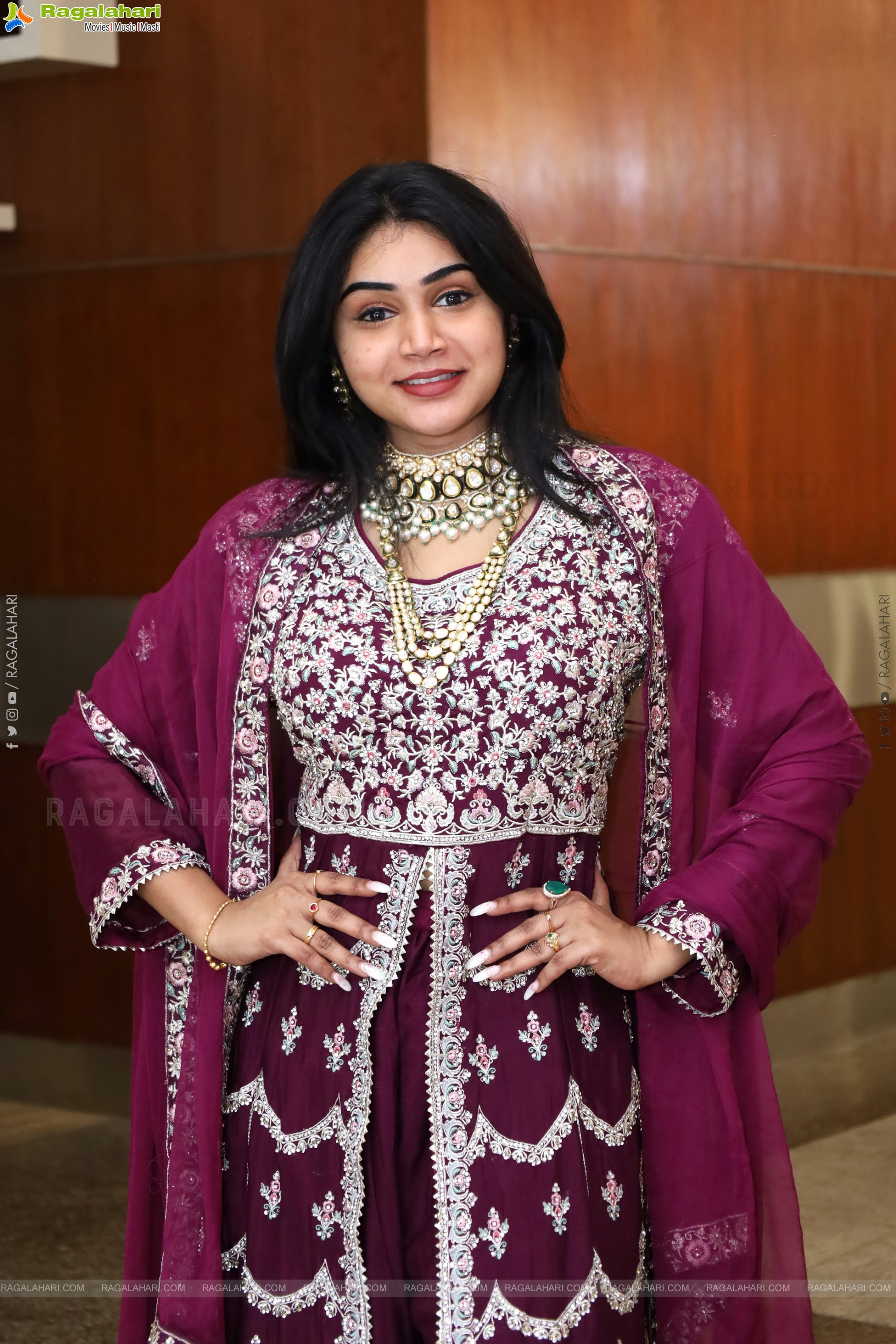 Bramarambika Poses with Designer Jewellery, HD Gallery