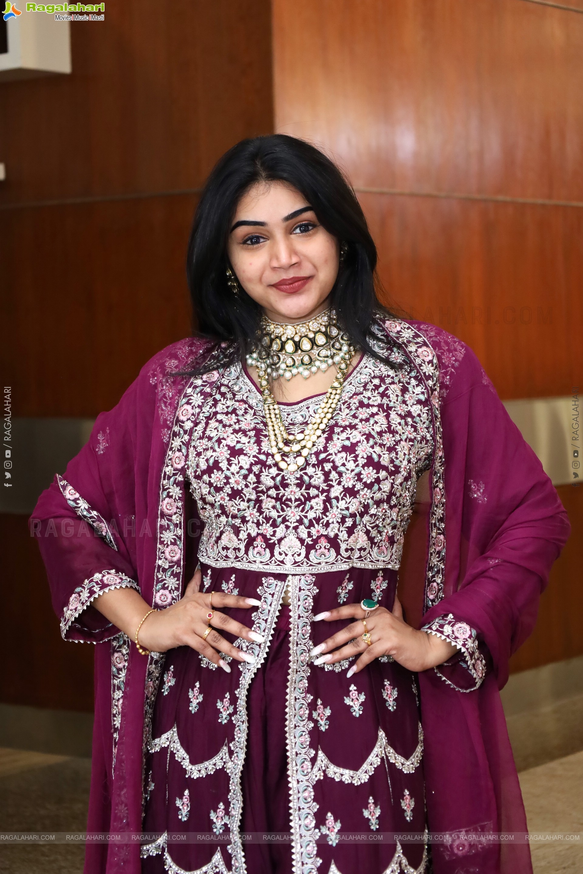 Bramarambika Poses with Designer Jewellery, HD Gallery