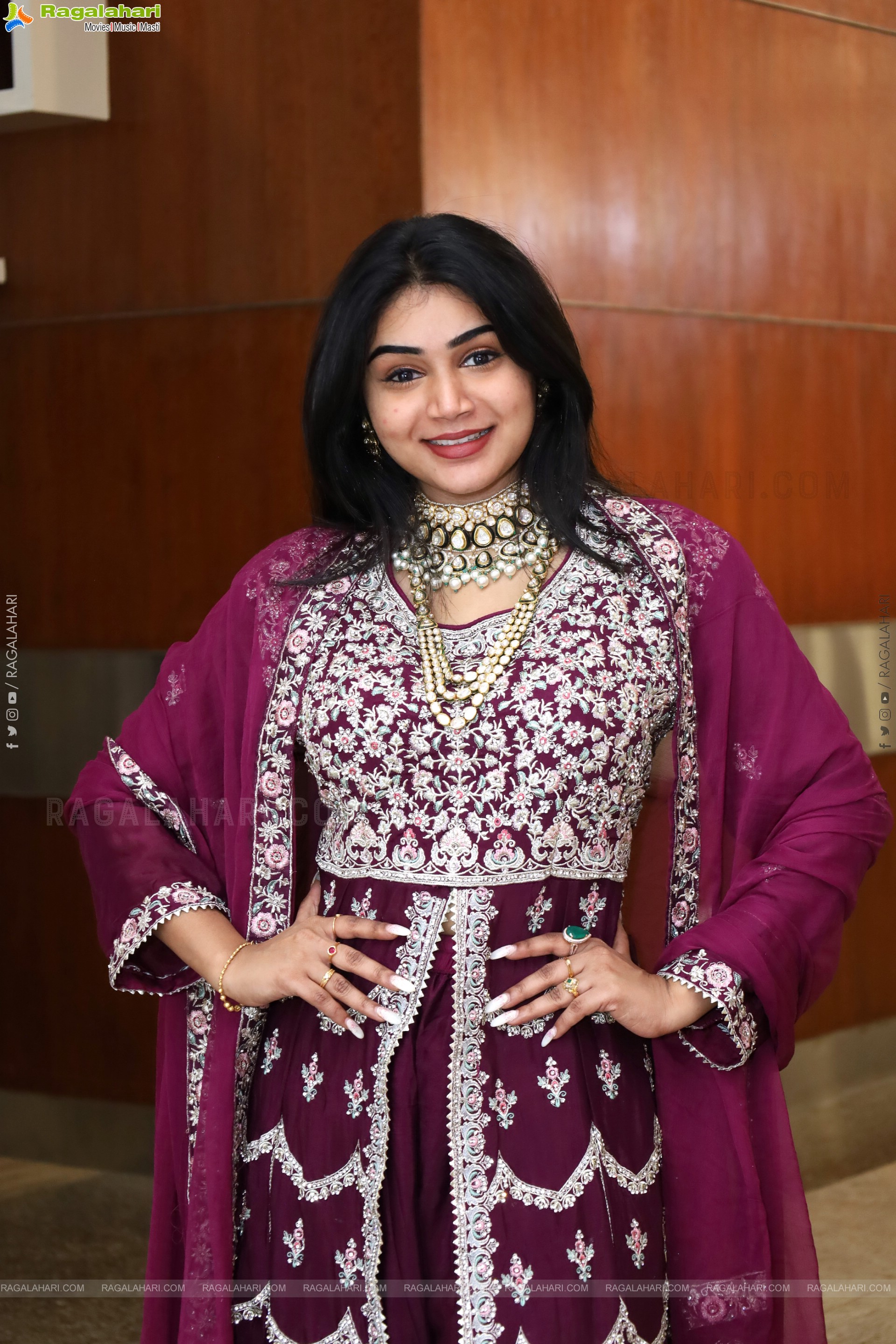 Bramarambika Poses with Designer Jewellery, HD Gallery