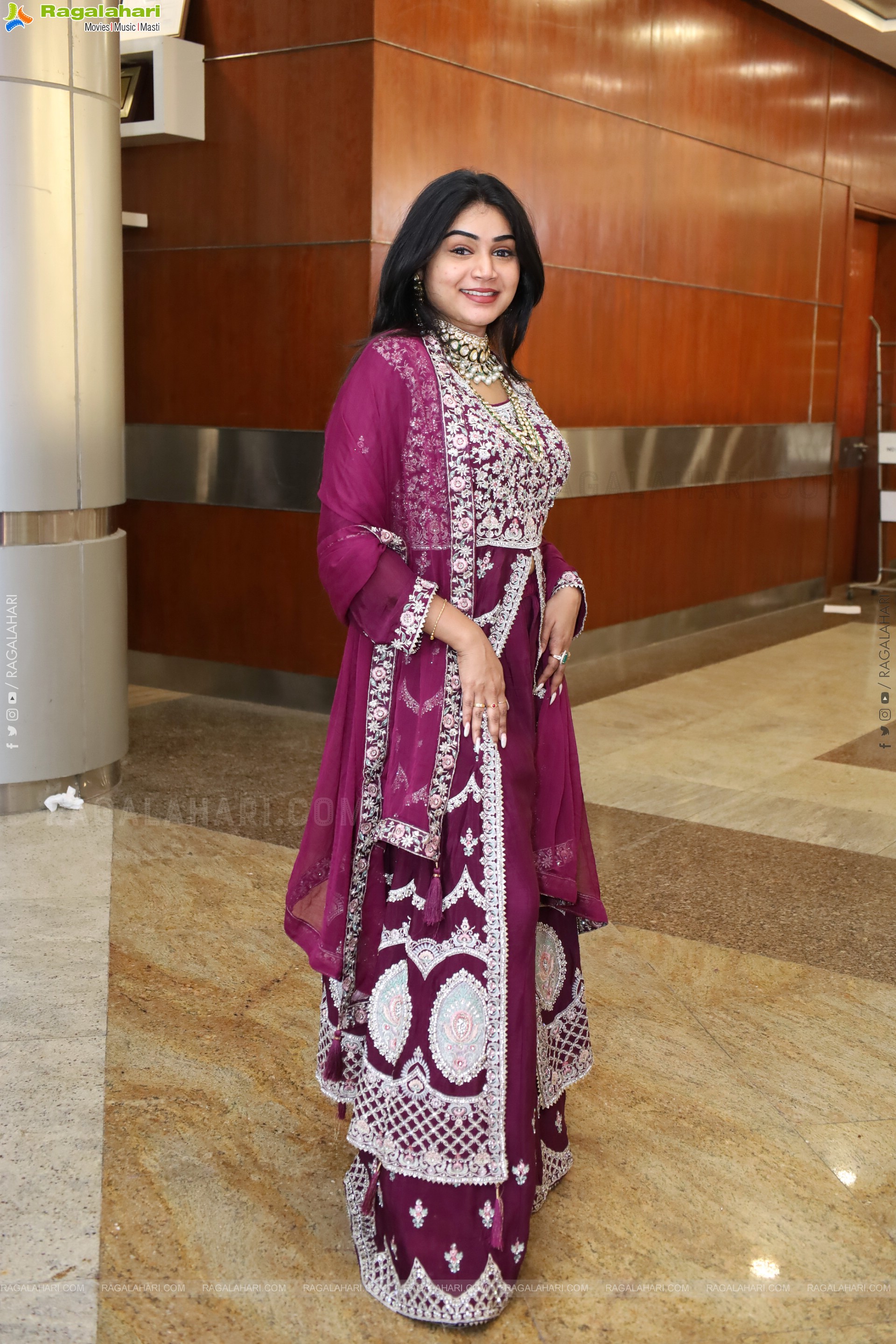 Bramarambika Poses with Designer Jewellery, HD Gallery