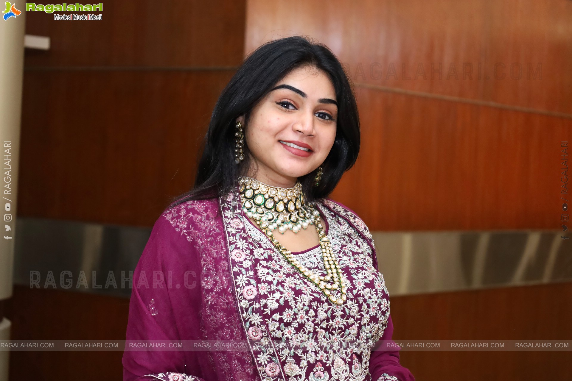 Bramarambika Poses with Designer Jewellery, HD Gallery