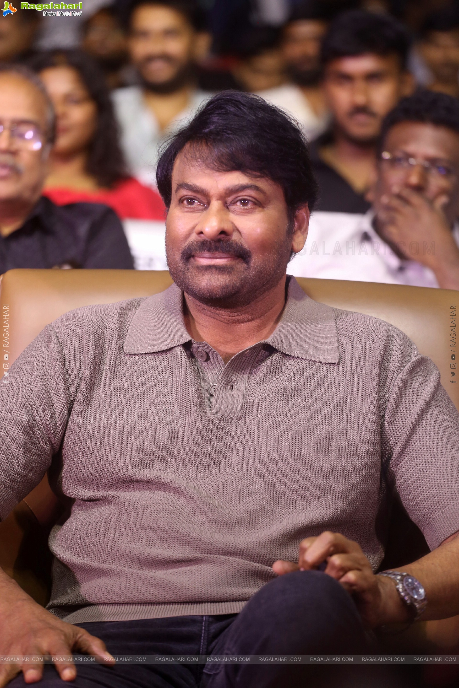 Chiranjeevi at Laila Movie Pre Release Event, HD Gallery