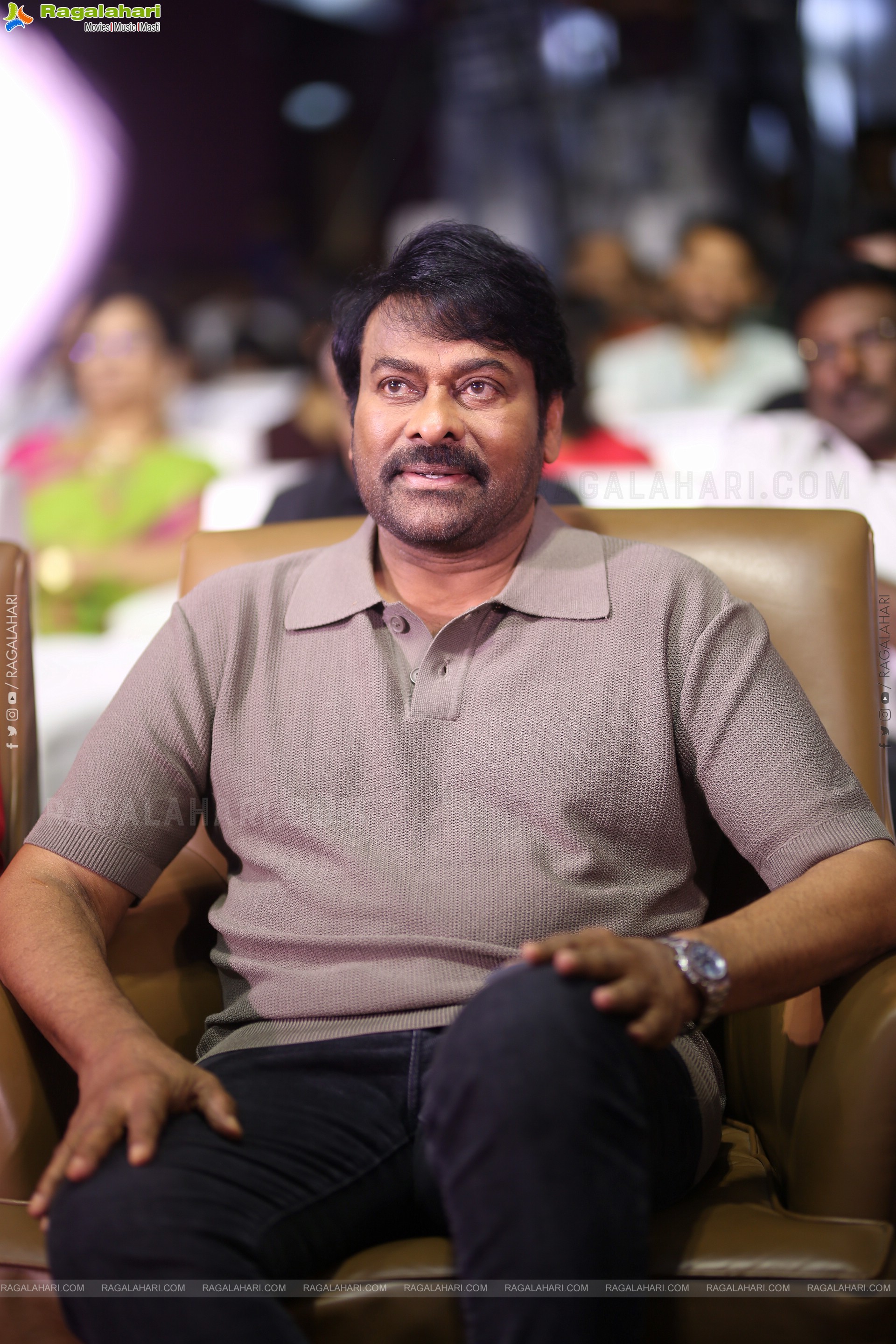 Chiranjeevi at Laila Movie Pre Release Event, HD Gallery