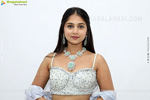 Jabili stills in White Lehenga Choli, HD Gallery