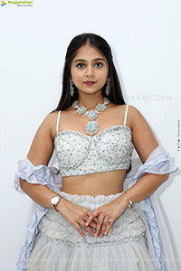 Jabili stills in White Lehenga Choli, HD Gallery