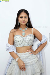 Jabili stills in White Lehenga Choli, HD Gallery