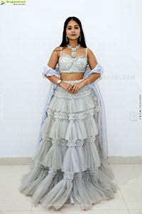 Jabili stills in White Lehenga Choli, HD Gallery