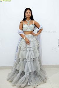 Jabili stills in White Lehenga Choli, HD Gallery