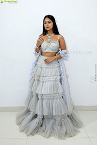 Jabili stills in White Lehenga Choli, HD Gallery