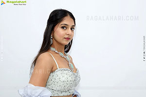 Jabili stills in White Lehenga Choli, HD Gallery