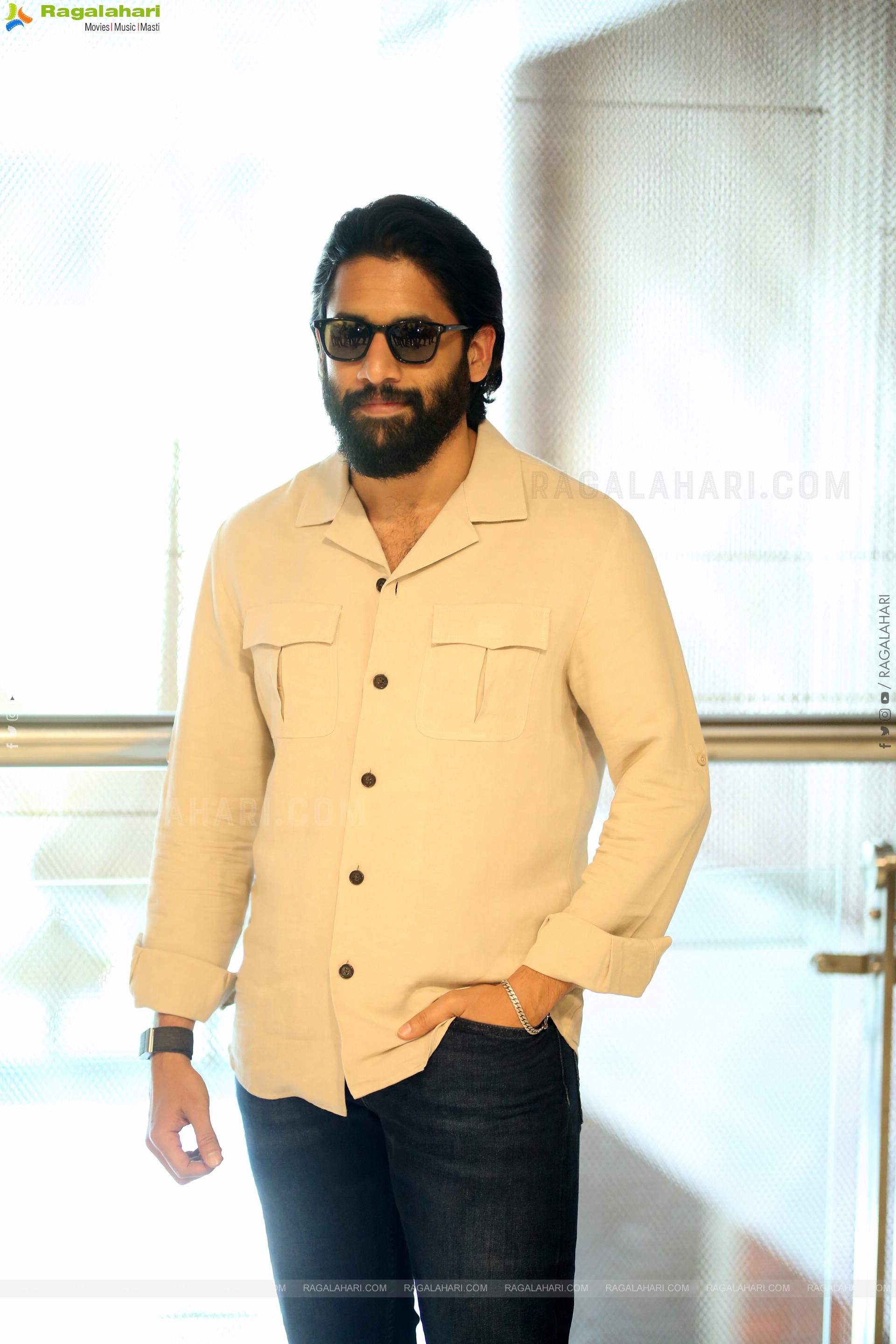 Naga Chaitanya at Thandel Interview, HD Gallery