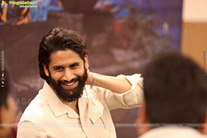 Naga Chaitanya at Thandel Interview, HD Gallery