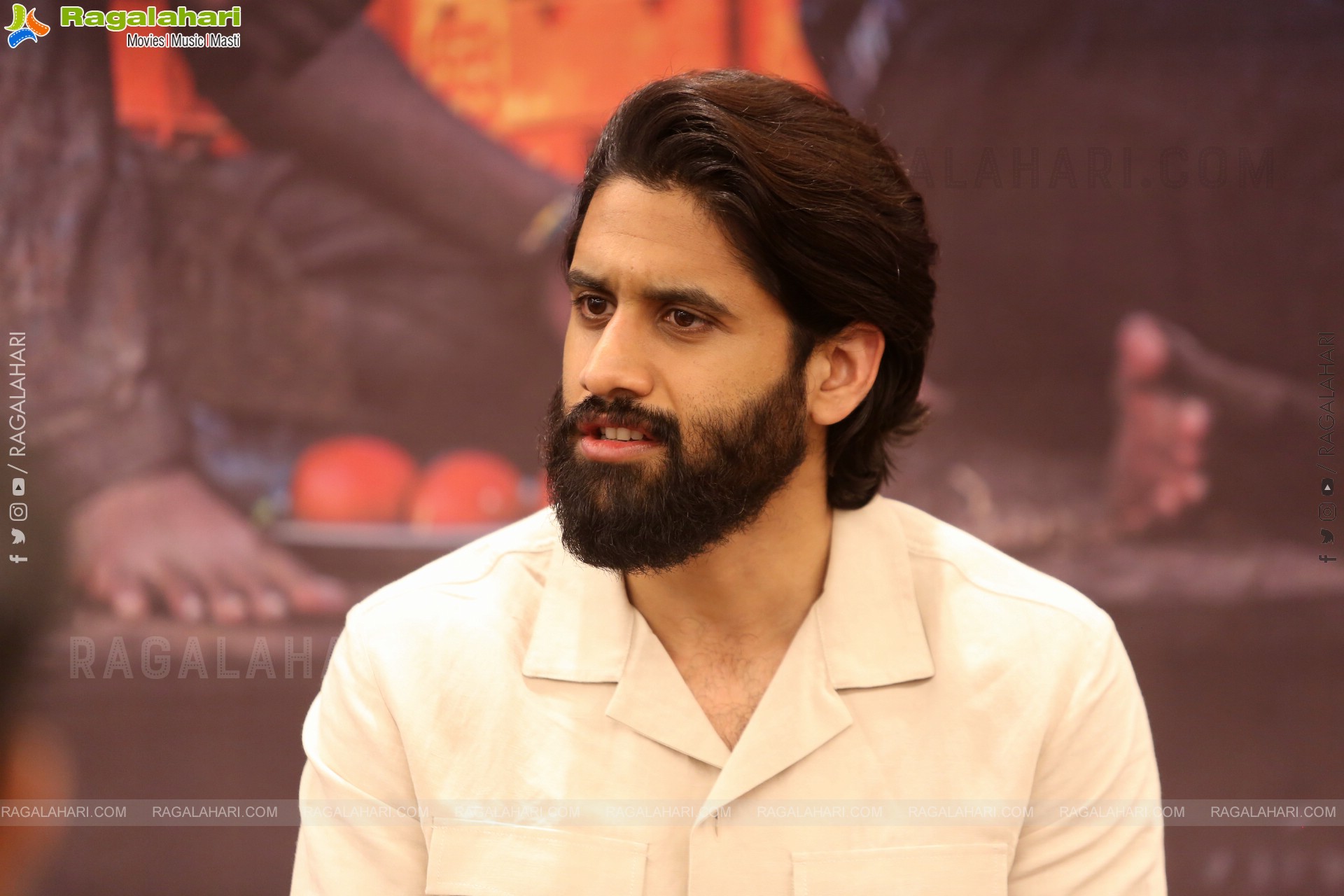 Naga Chaitanya at Thandel Interview, HD Gallery