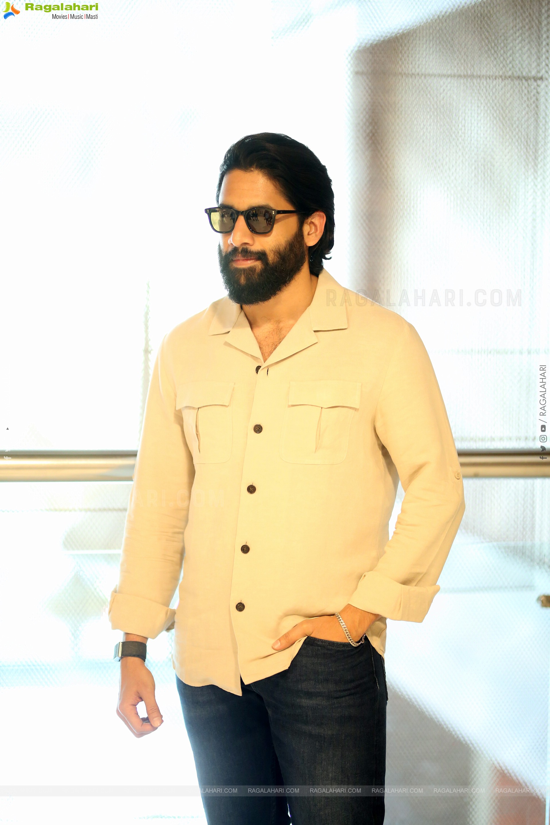 Naga Chaitanya at Thandel Interview, HD Gallery