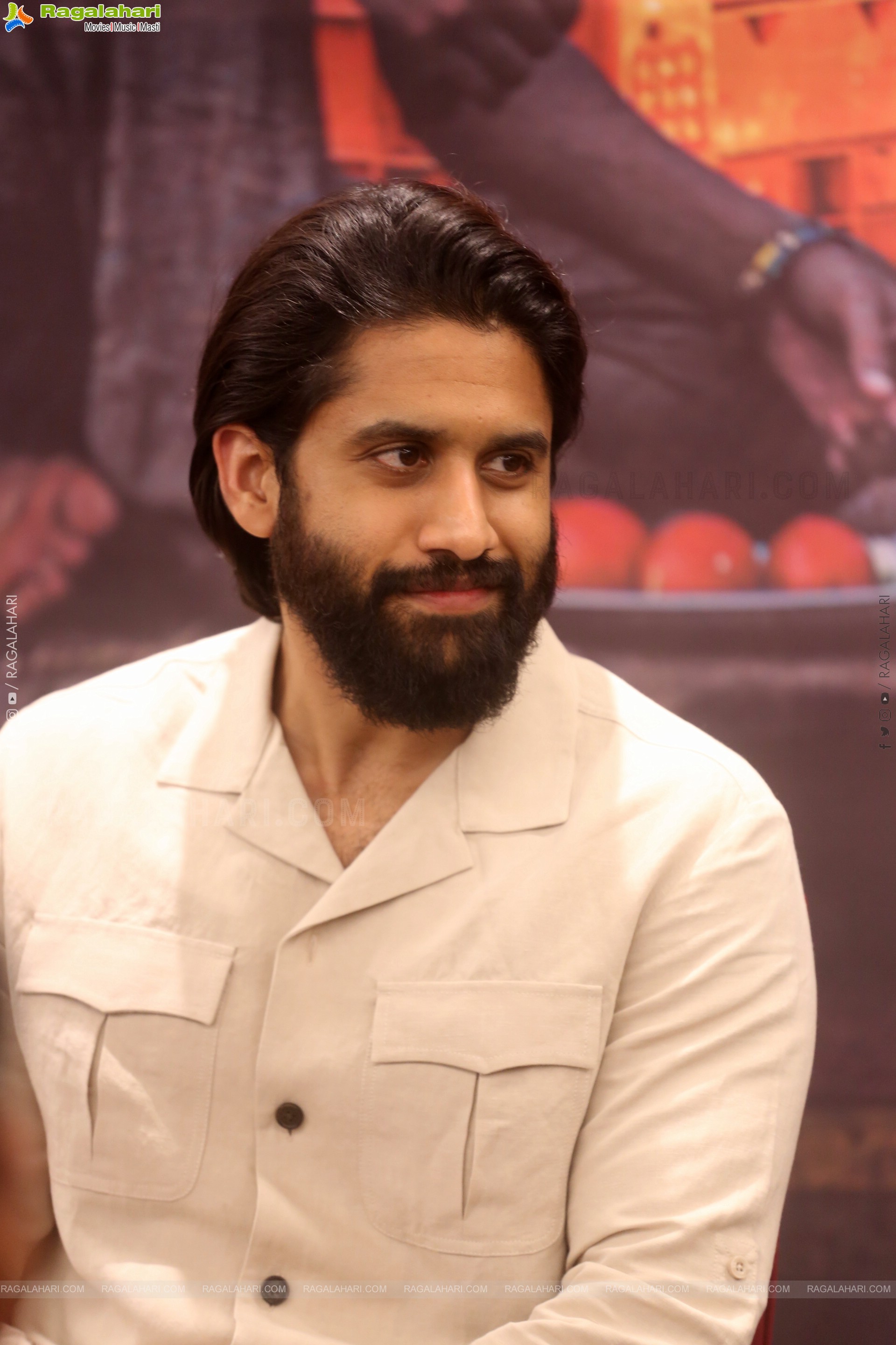 Naga Chaitanya at Thandel Interview, HD Gallery