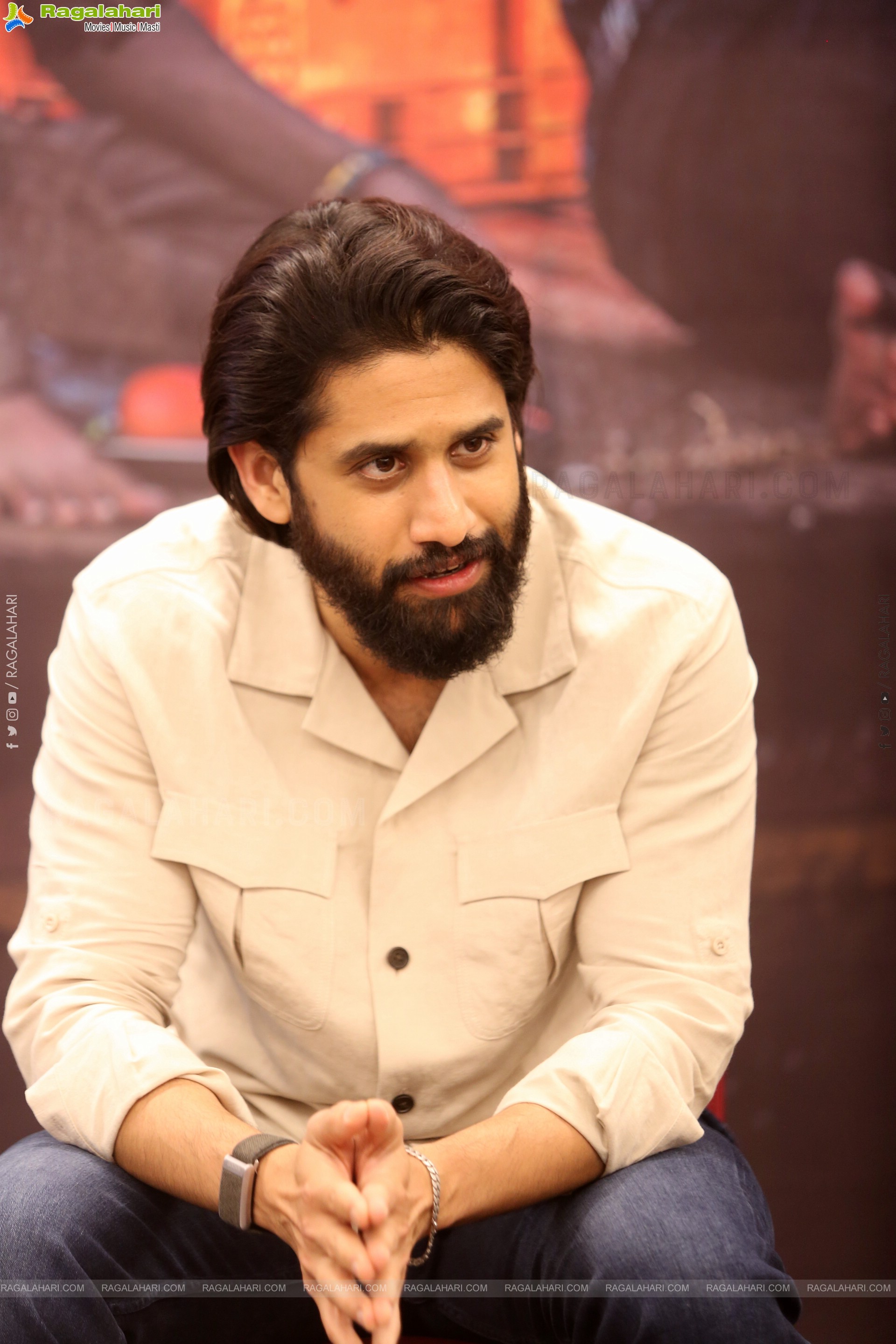 Naga Chaitanya at Thandel Interview, HD Gallery