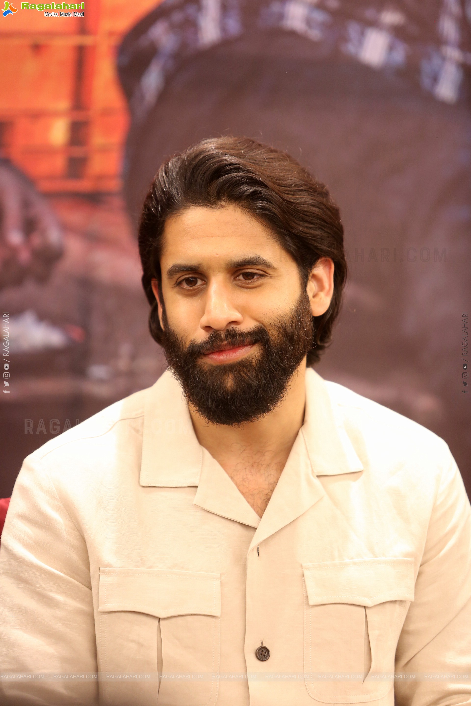 Naga Chaitanya at Thandel Interview, HD Gallery