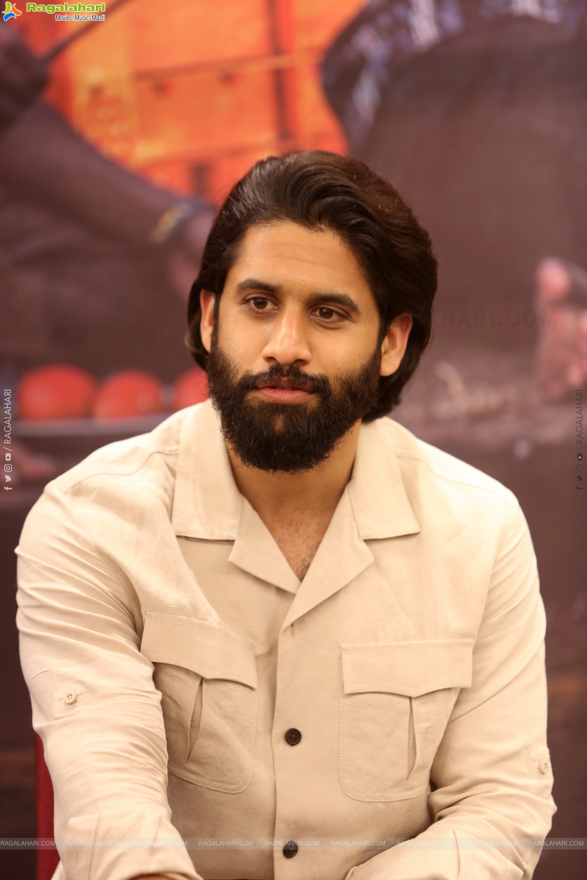 Naga Chaitanya at Thandel Interview, HD Gallery