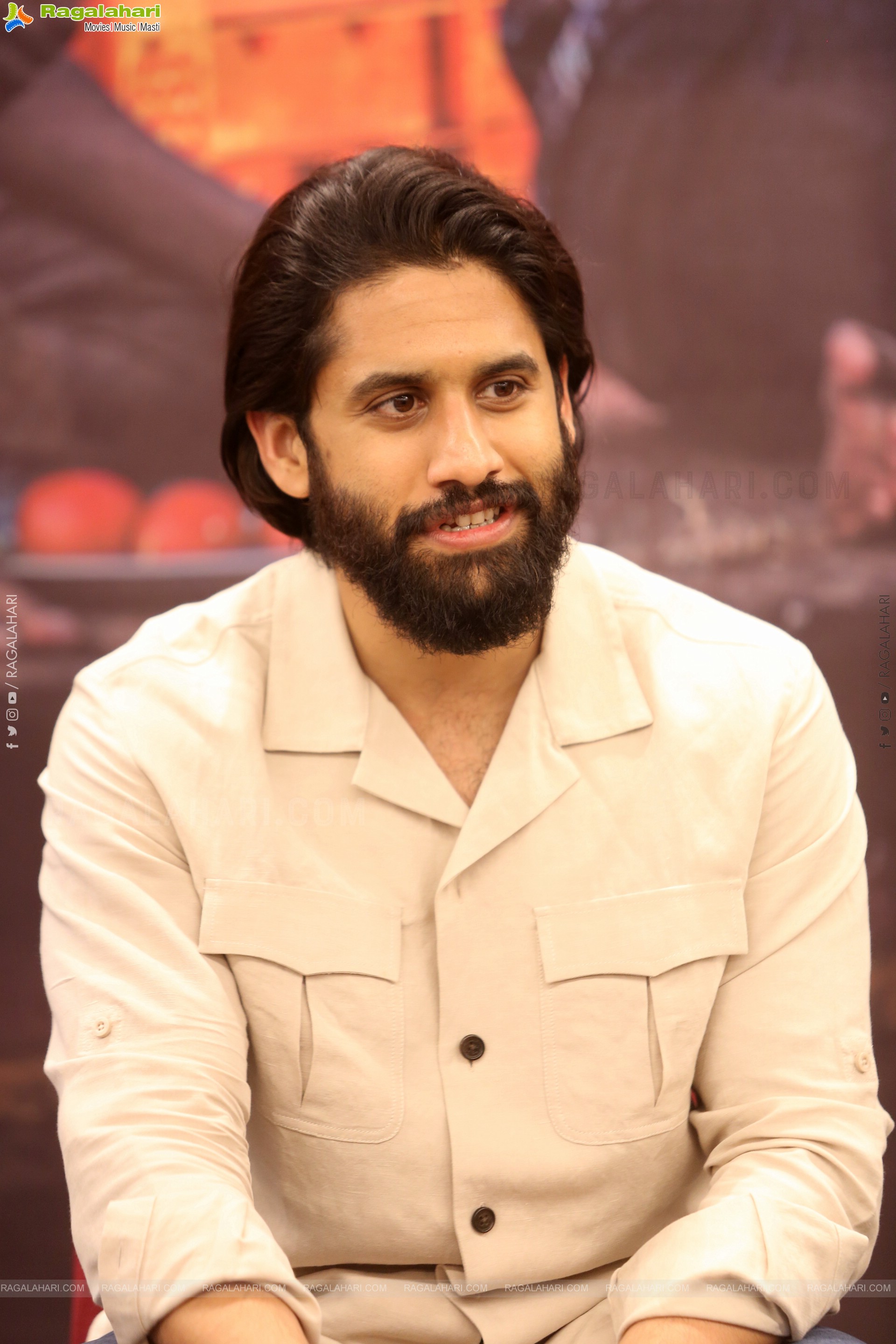 Naga Chaitanya at Thandel Interview, HD Gallery