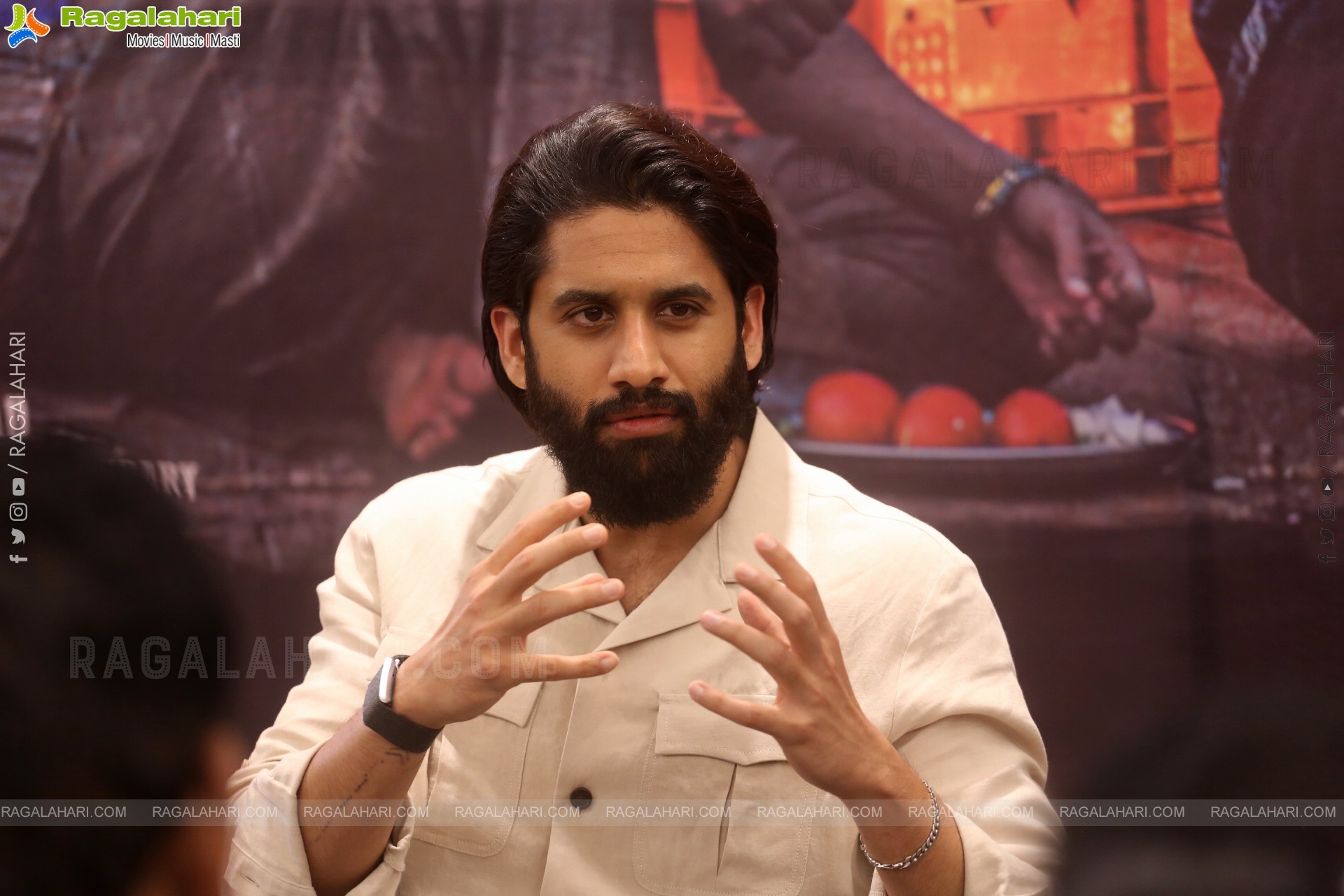 Naga Chaitanya at Thandel Interview, HD Gallery