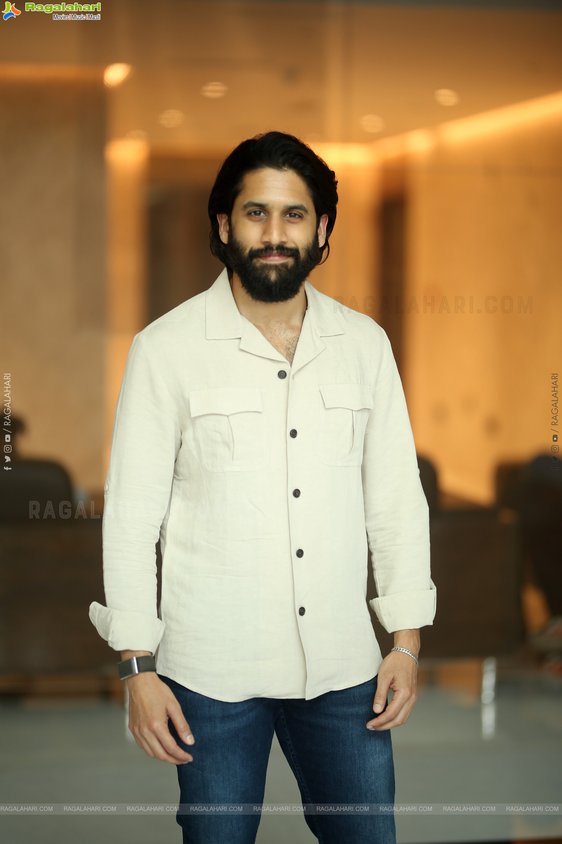 Naga Chaitanya at Thandel Interview, HD Gallery