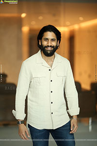 Naga Chaitanya at Thandel Interview, HD Gallery