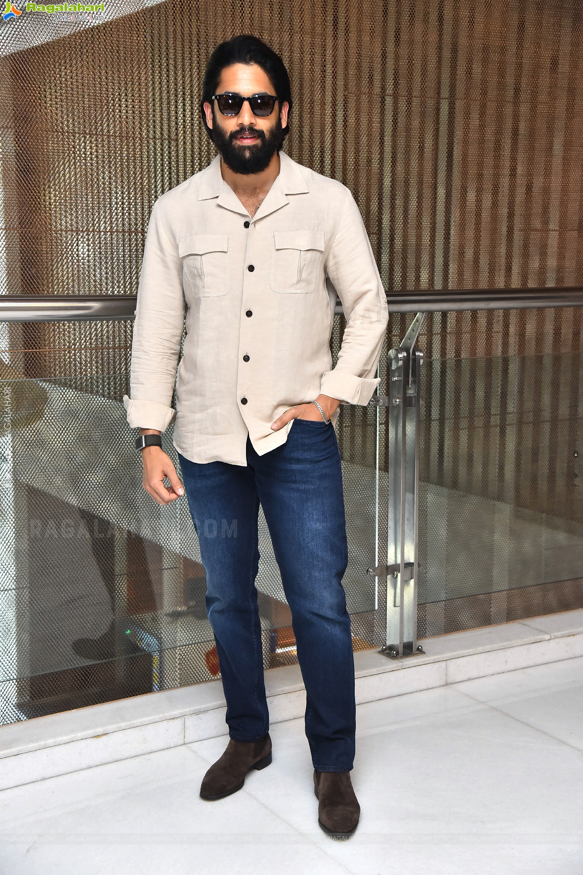 Naga Chaitanya at Thandel Interview, HD Gallery