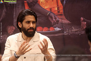 Naga Chaitanya at Thandel Interview, HD Gallery