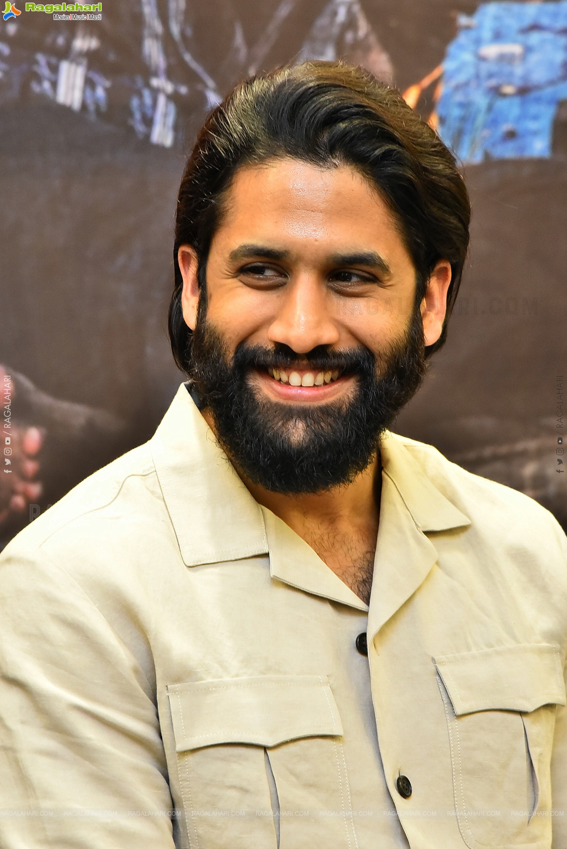 Naga Chaitanya at Thandel Interview, HD Gallery