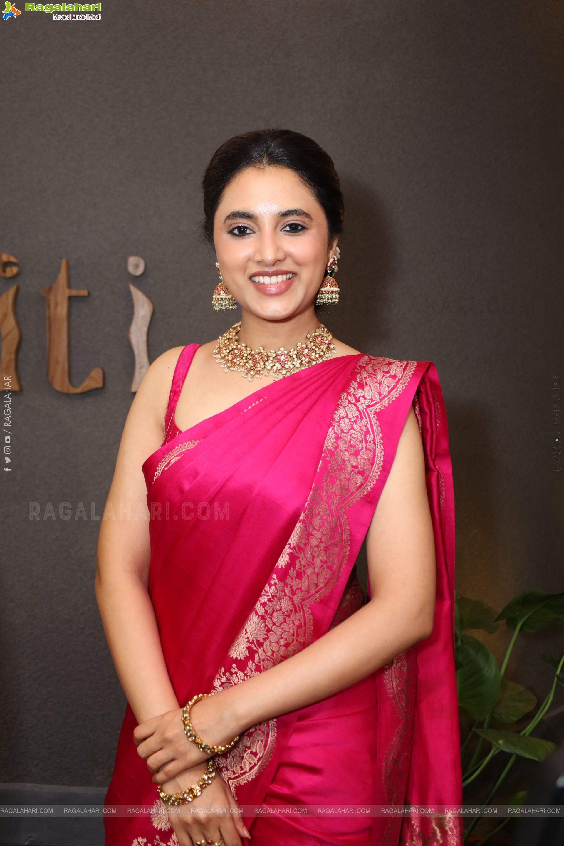 Priyanka Mohan at Xiti Weaves Wedding Collections Launch, HD Gallery