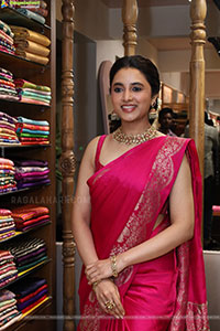 Priyanka Mohan at Xiti Weaves Wedding Collections Launch